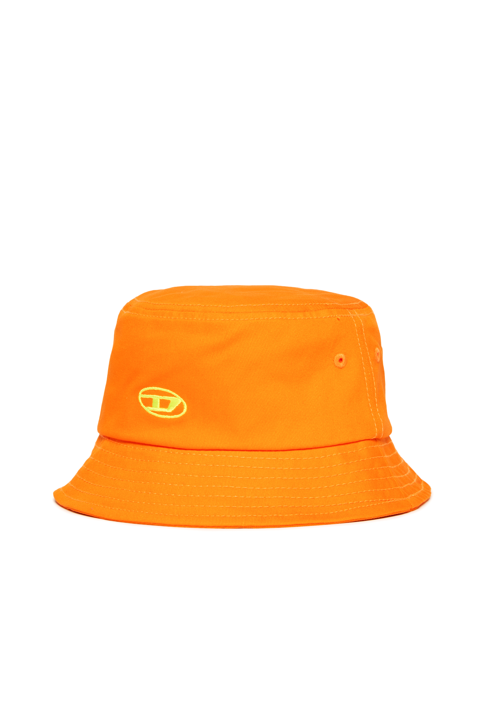 Diesel - FIRCUS, Sombrero de pescador con bordado Oval D Unisex in Naranja - 1