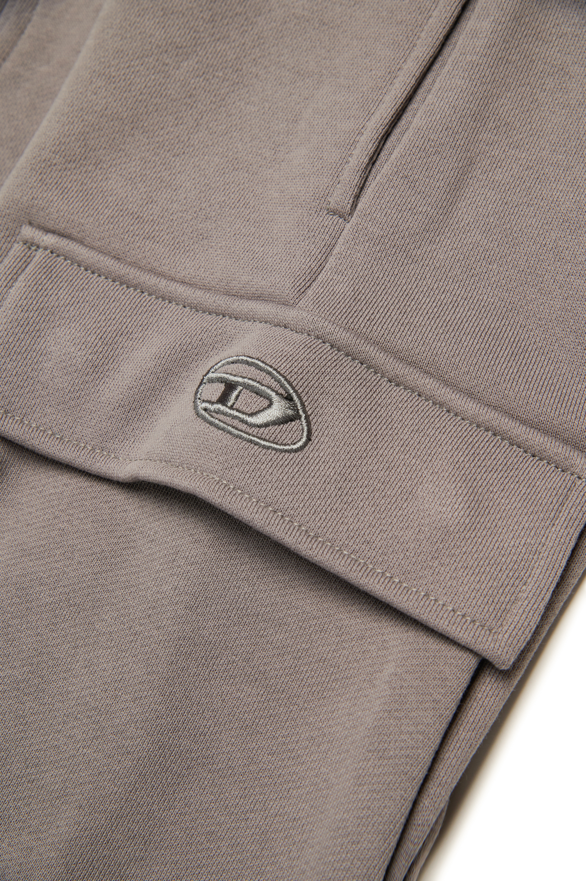 Diesel - PLEKOX, Pantalones deportivos cargo con bordado Oval D Hombre in Gris - 4