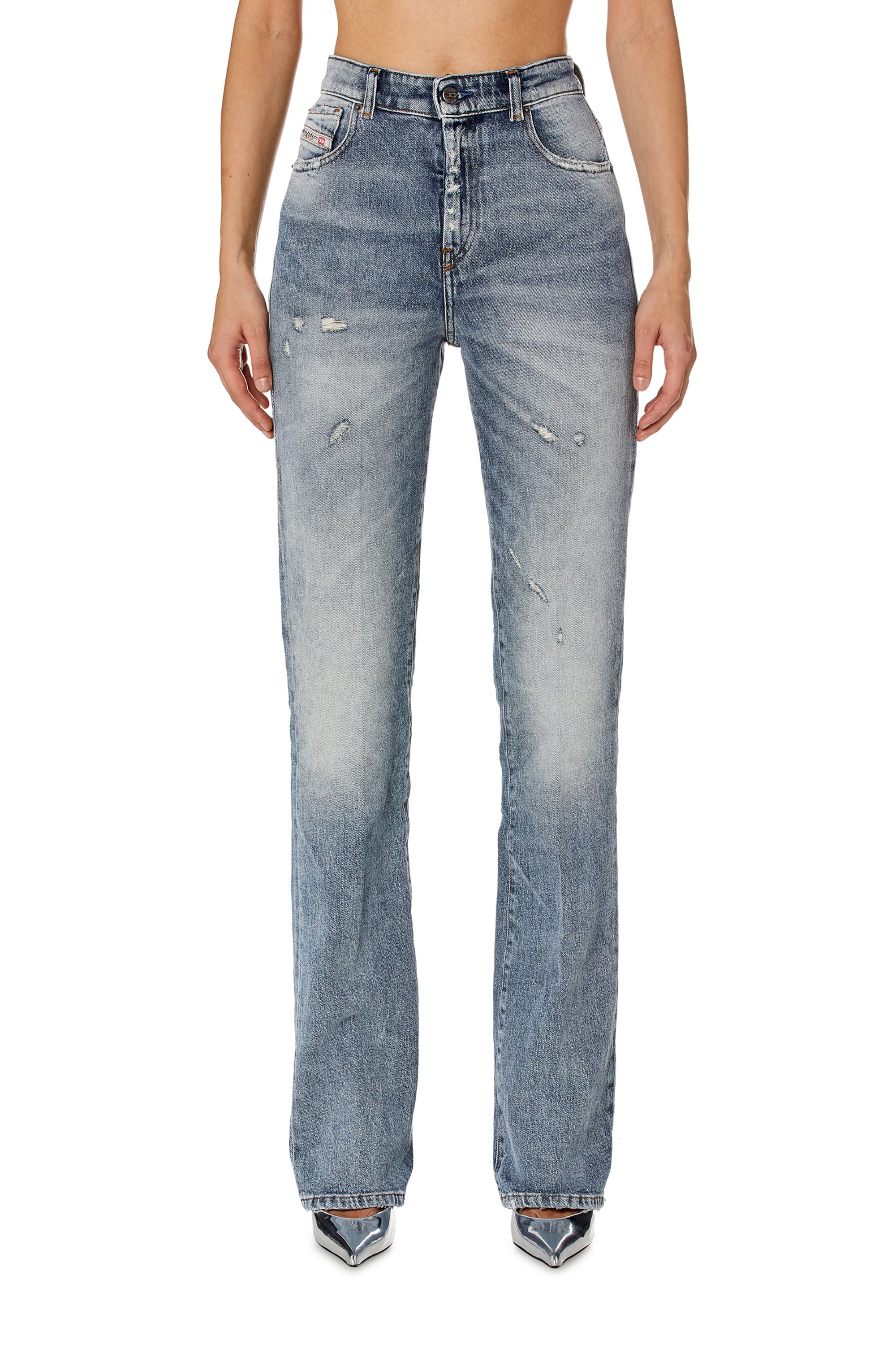 Diesel - Bootcut Jeans 2003 D-Escription 09J57 Mujer, Azul medio - 1