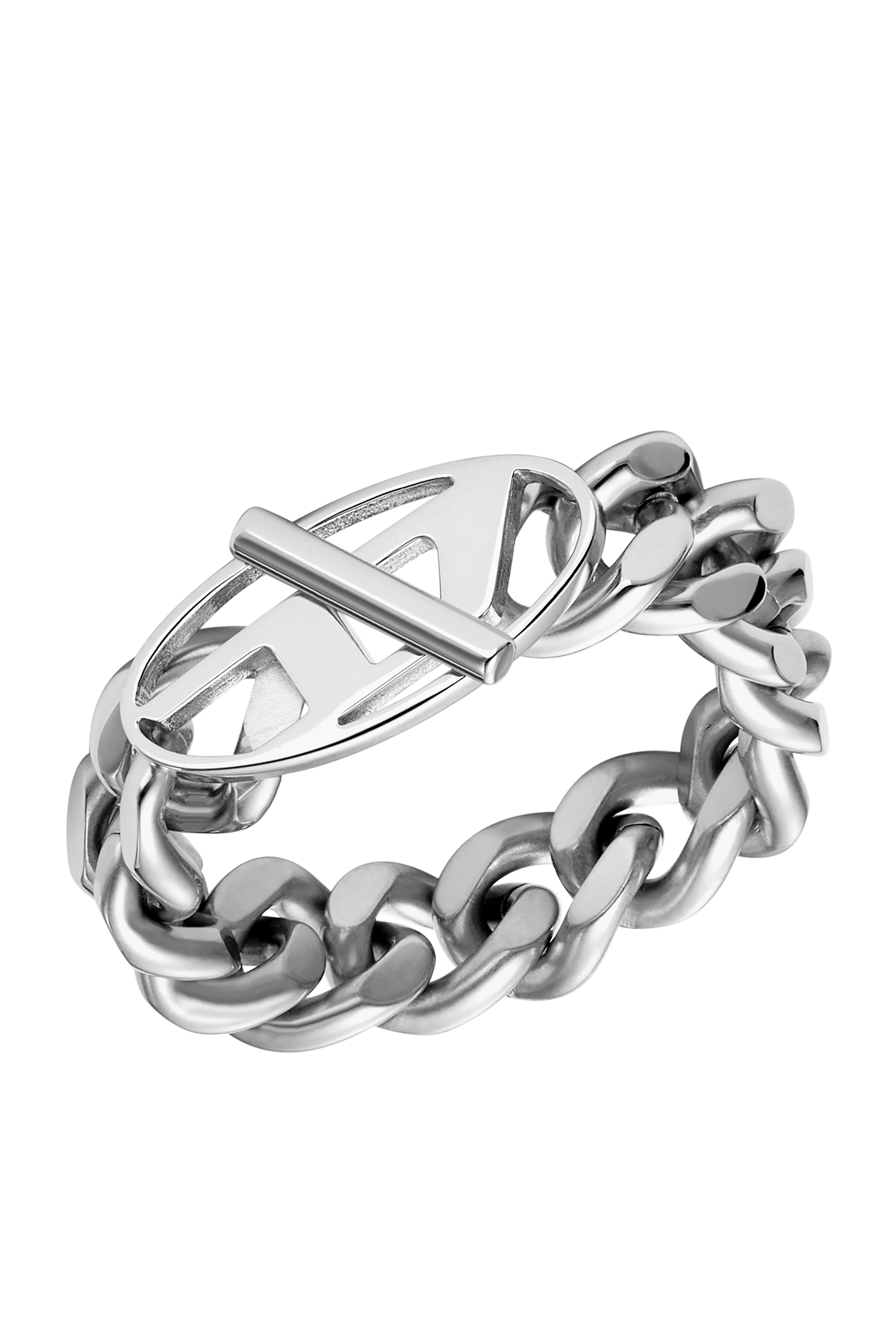 Diesel - DX1533040, Anillo de cadena suave de acero inoxidable Unisex in Plateado - 1