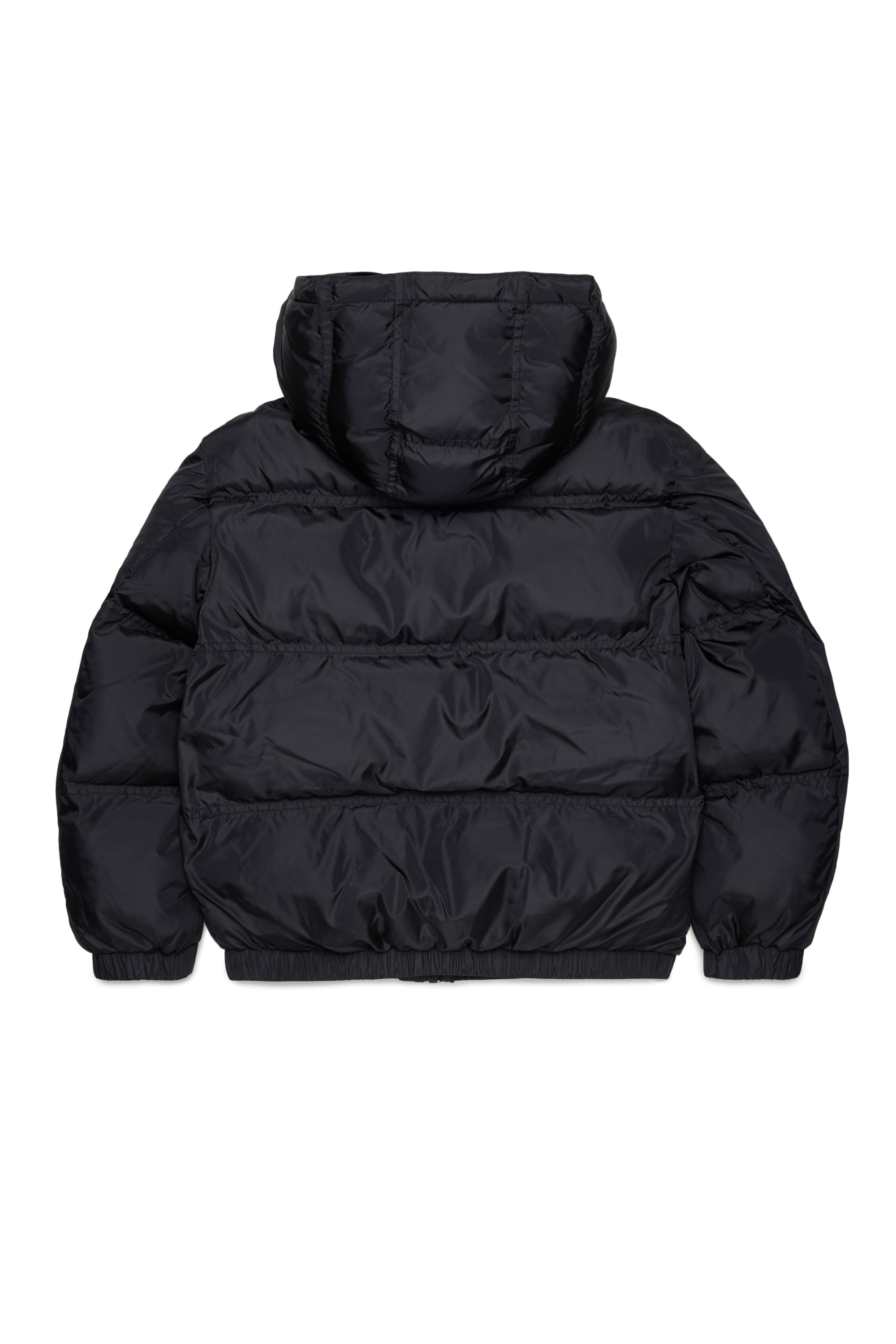 Diesel - JRIVON, Chaqueta acolchada con capucha y bolsillos oversize Unisex in Negro - 2
