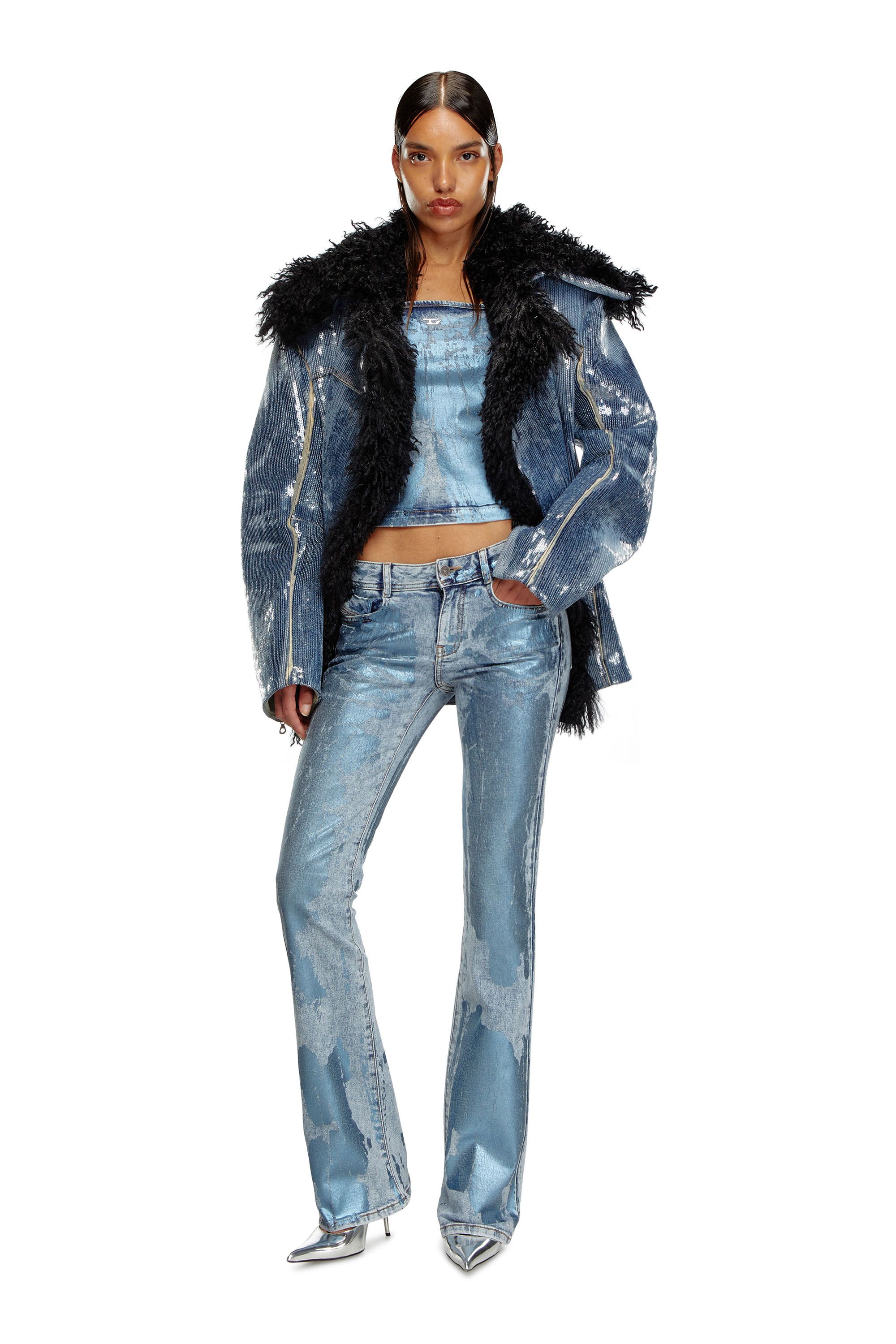 Diesel - Bootcut and Flare Jeans 1969 D-Ebbey 0AJEU, Mujer Bootcut y Flare Jeans - 1969 D-Ebbey in Azul marino - Image 1