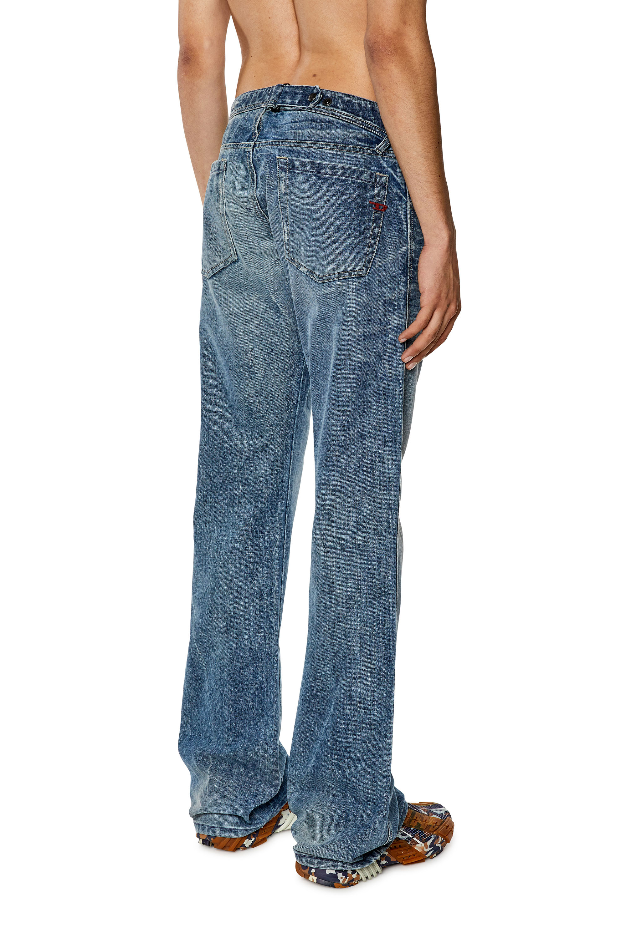Diesel - D-Backler 09I01 Bootcut Jeans, Azul medio - Image 2