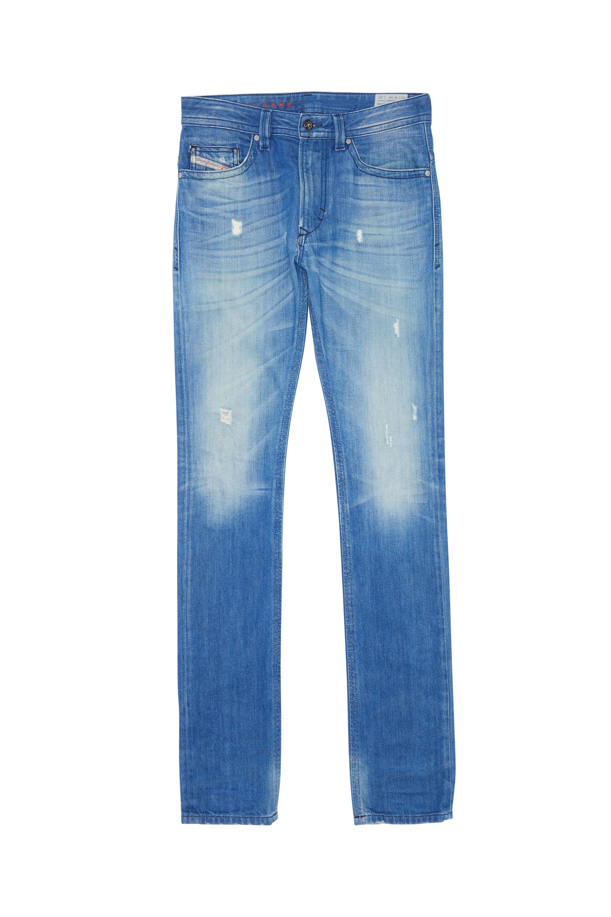Diesel - THAVAR, Diesel Hombre - Vaqueros Azul medio Hombre in Azul marino - 1