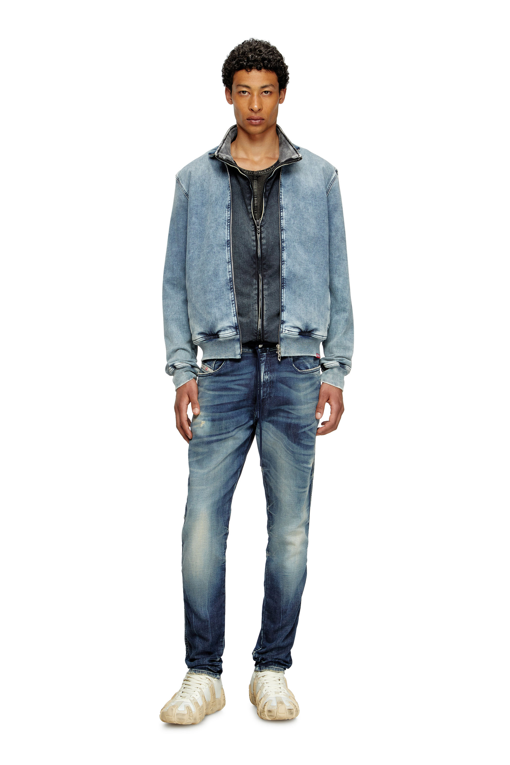 Diesel - Slim 2060 D-Strukt Joggjeans® 068RZ Hombre, Azul Oscuro - 2