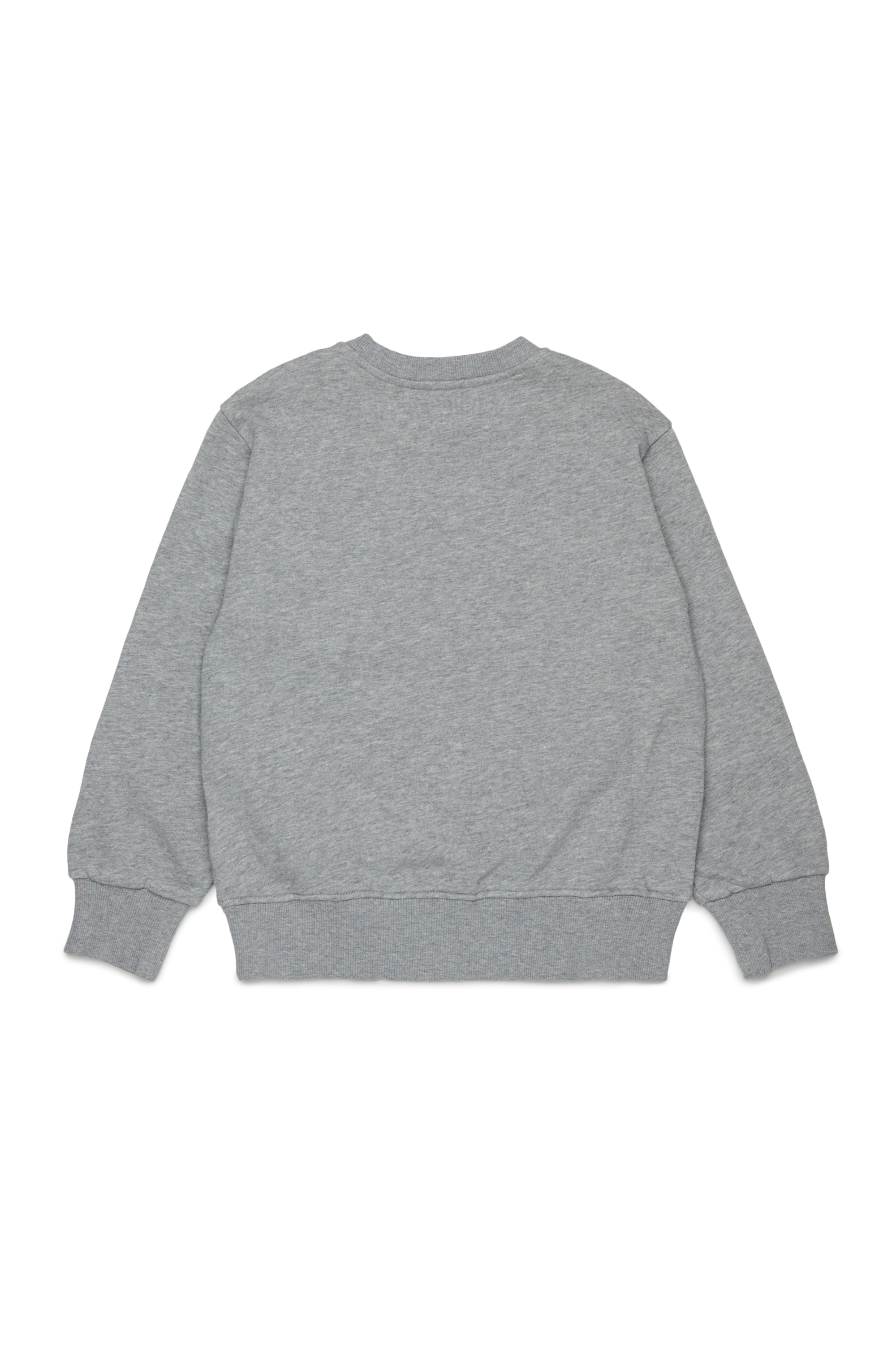 Diesel - SJEANS OVER, Sudadera con letras del logo deshilachadas Hombre in Gris - 2