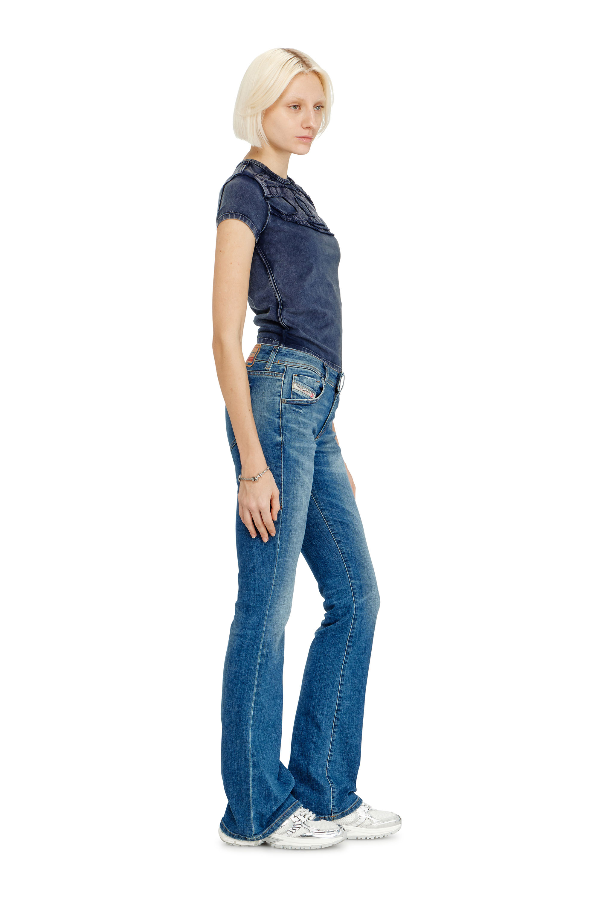 Diesel - Bootcut Jeans 1969 D-Ebbey 09J33 Mujer, Azul medio - 2