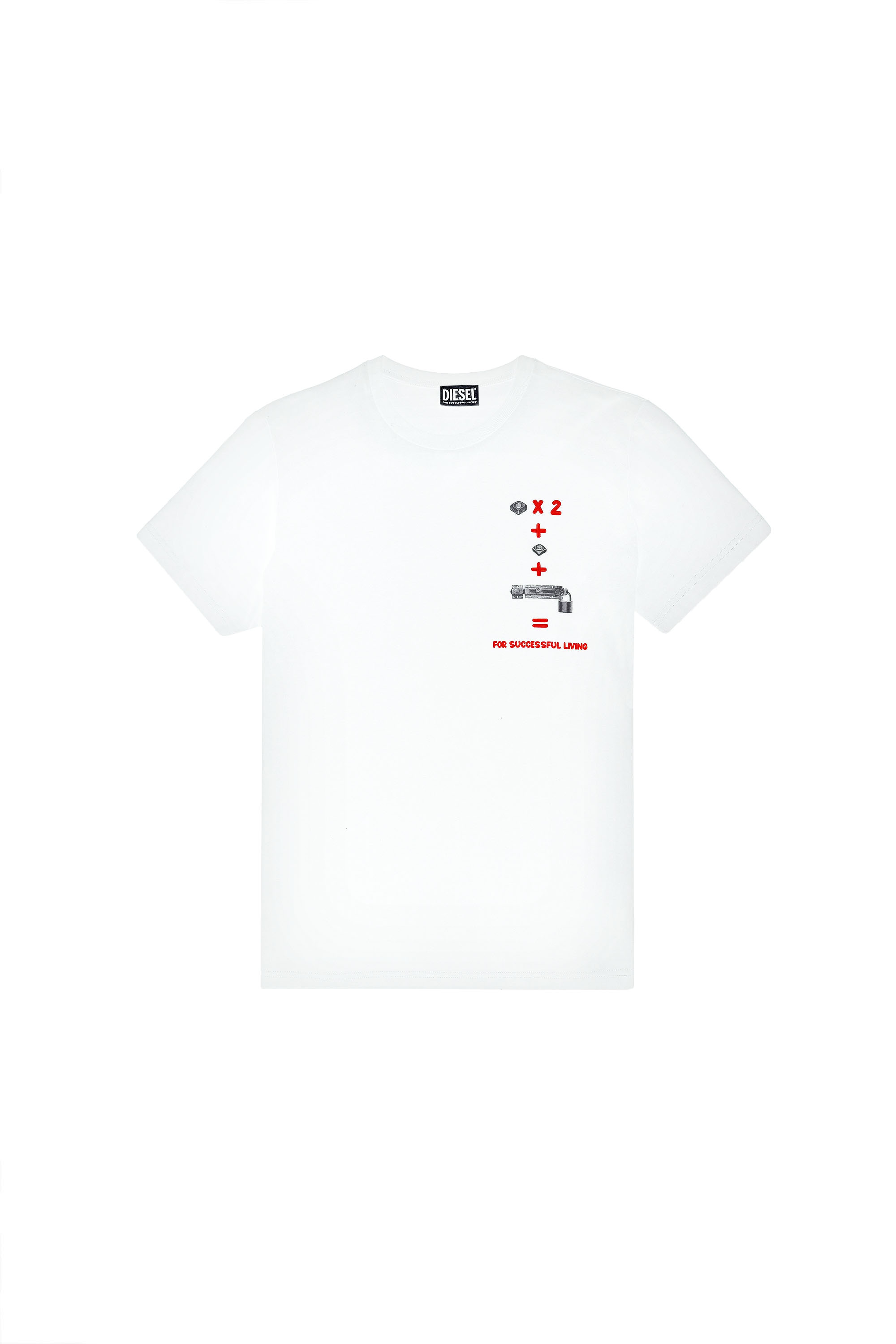 T-DIEGOS-B4, Blanco - Camisetas