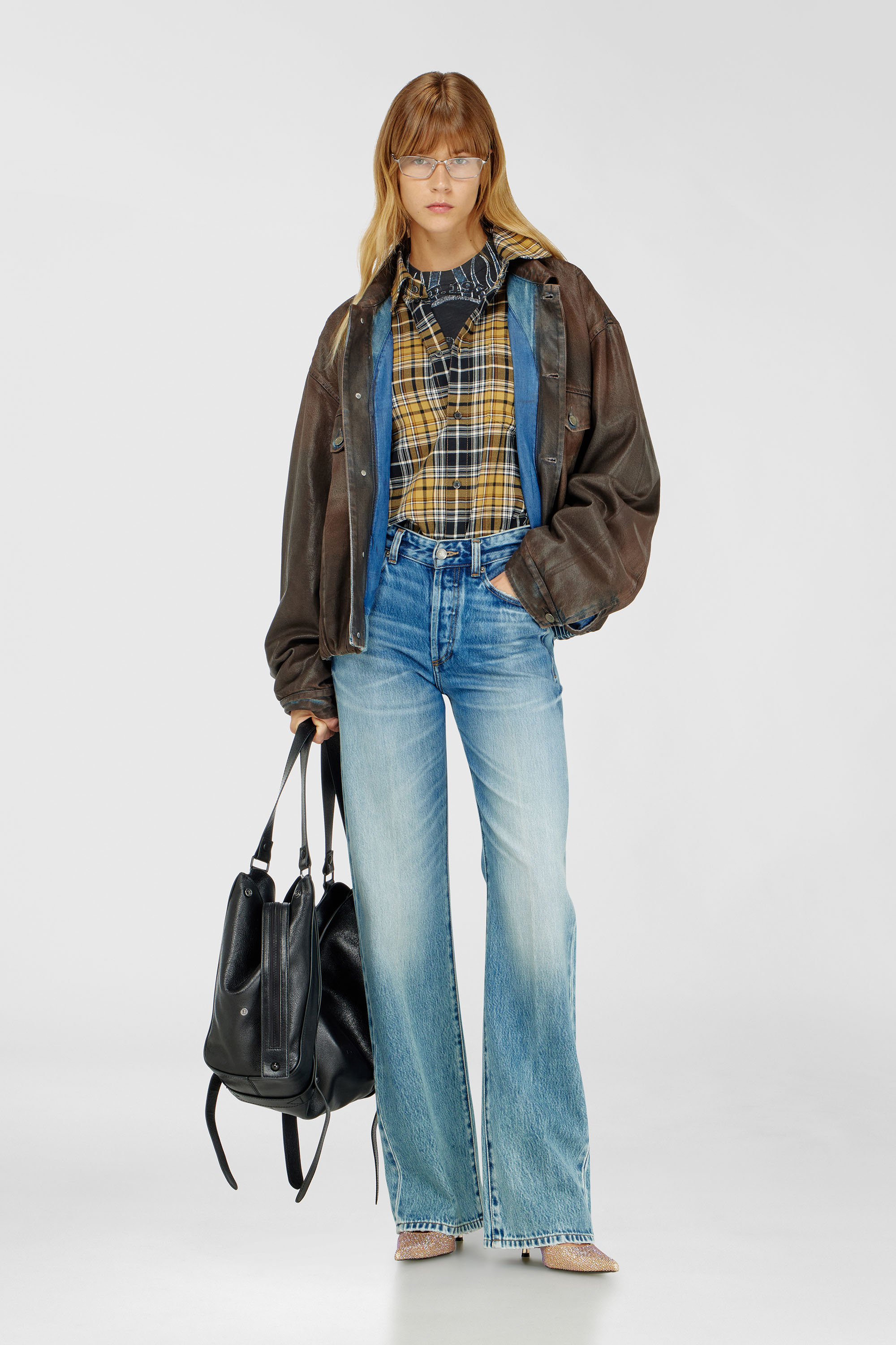 Diesel - Regular Jeans 1971 D-Sent 0DLDF Mujer, Azul Claro - 1