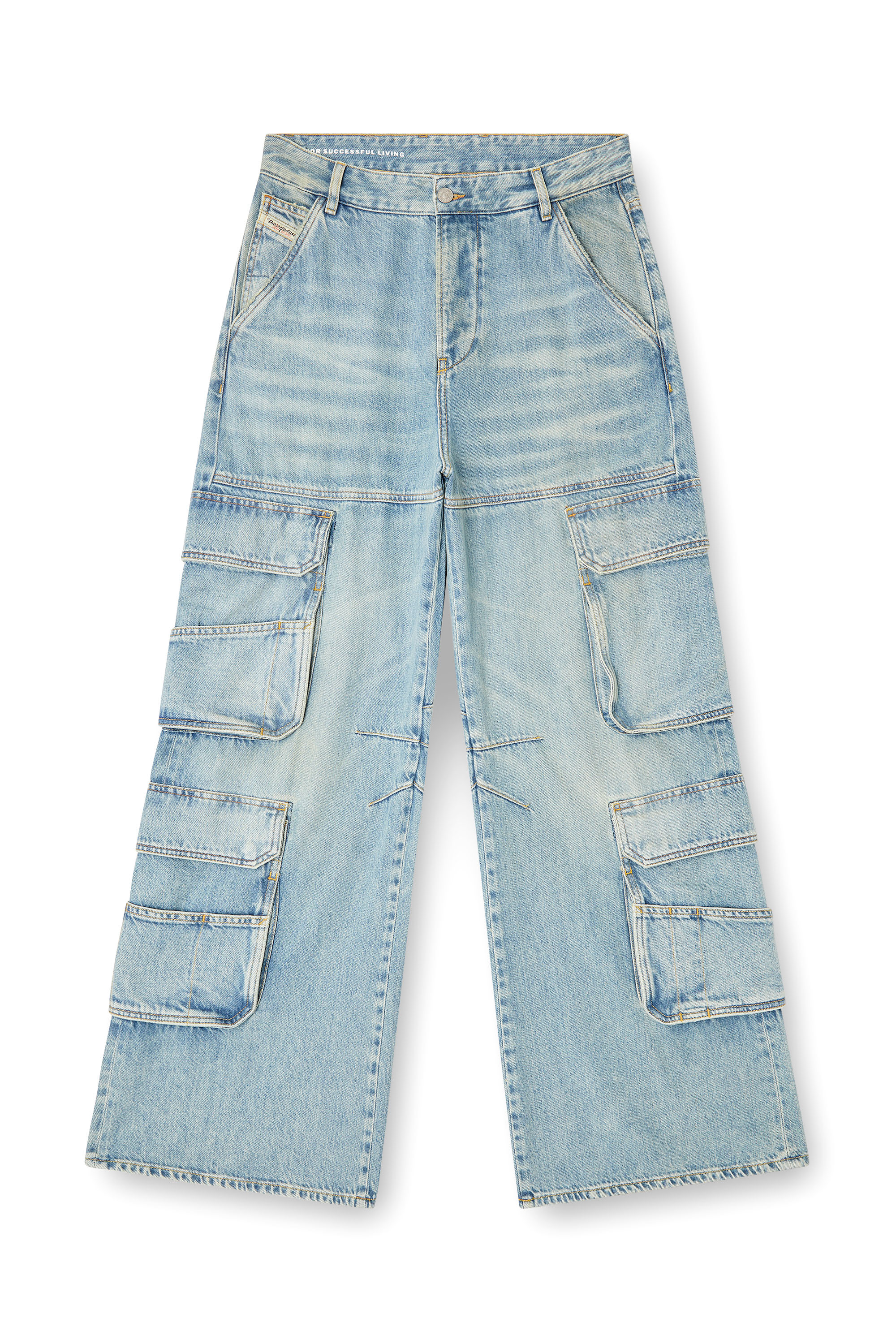 Diesel - Relaxed Jeans 1996 D-Sire 0DBCX Mujer, Azul Claro - 3