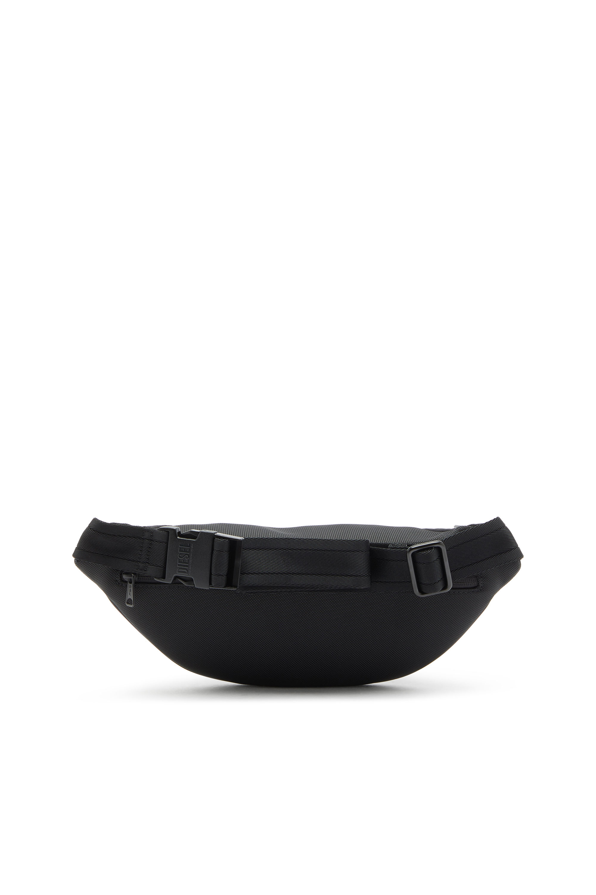 Diesel - HOLI-D BELT BAG M, Holi-D - Bolso ri&ntilde;onera de nylon con bolsillo interior Unisex in Negro - 2