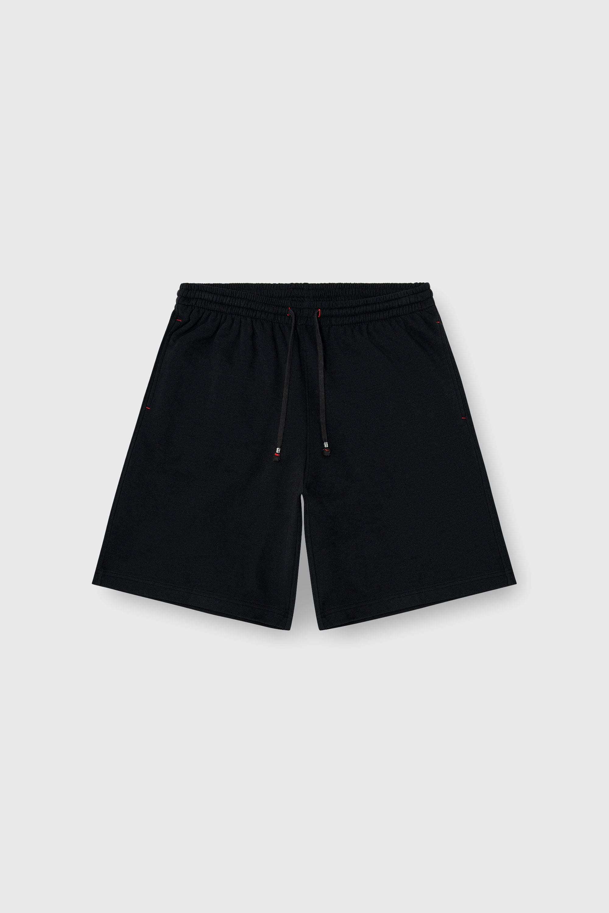 Diesel - LUCAS-D-CORE, Pantal&oacute;n corto en mezcla de algod&oacute;n afelpado Hombre in Negro - 2