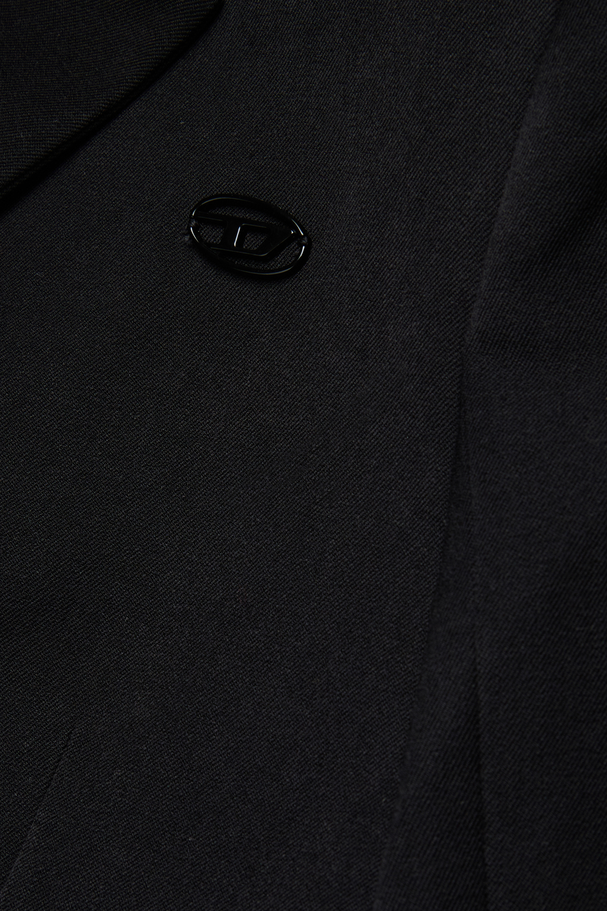 Diesel - JGMILLAP1, Chaqueta corta con solapas Mujer in Negro - 4