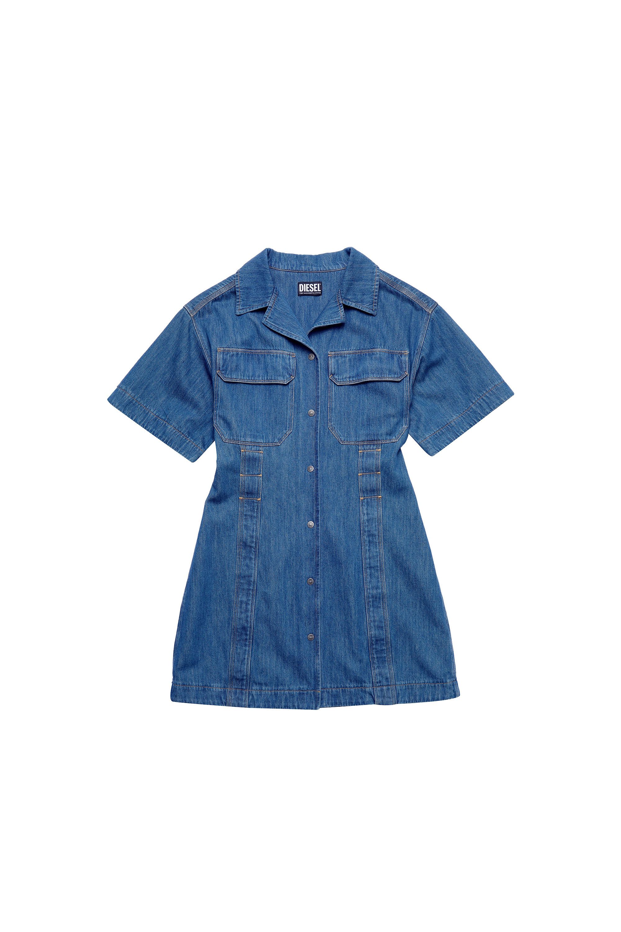 DE-AMABEL-SP, Azul medio - Vestidos