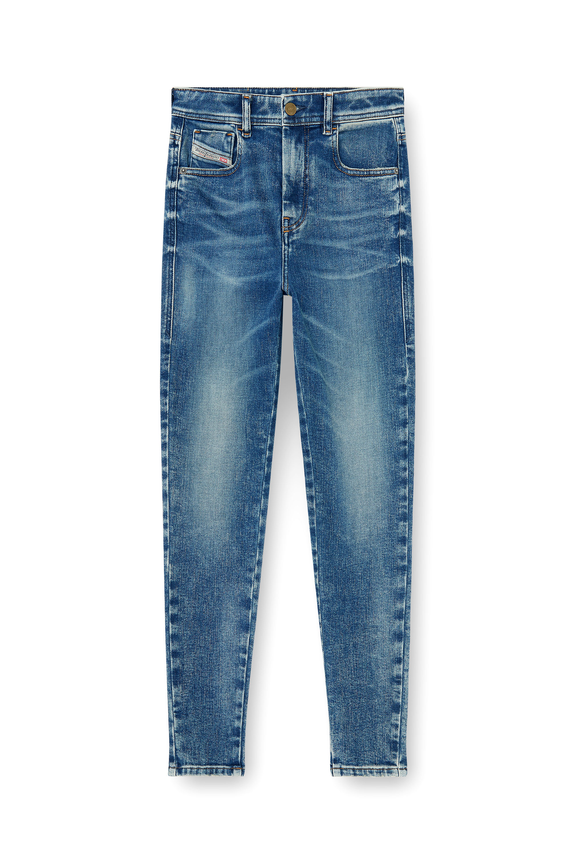 Diesel - Skinny Jeans 1984 Slandy-High 09P72 Mujer, Azul medio - 6
