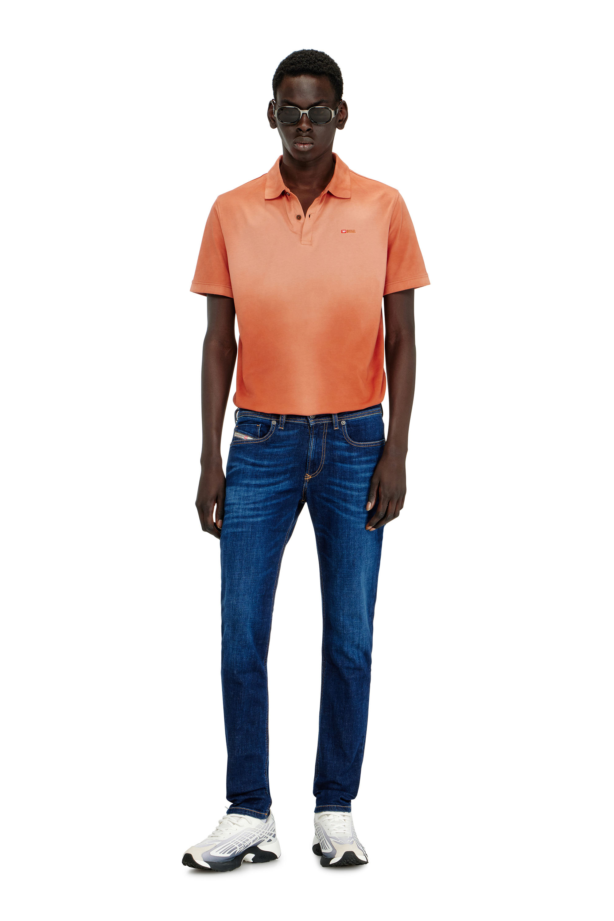 Diesel - Skinny Jeans 1979 Sleenker 09J17 Hombre, Azul Oscuro - 3