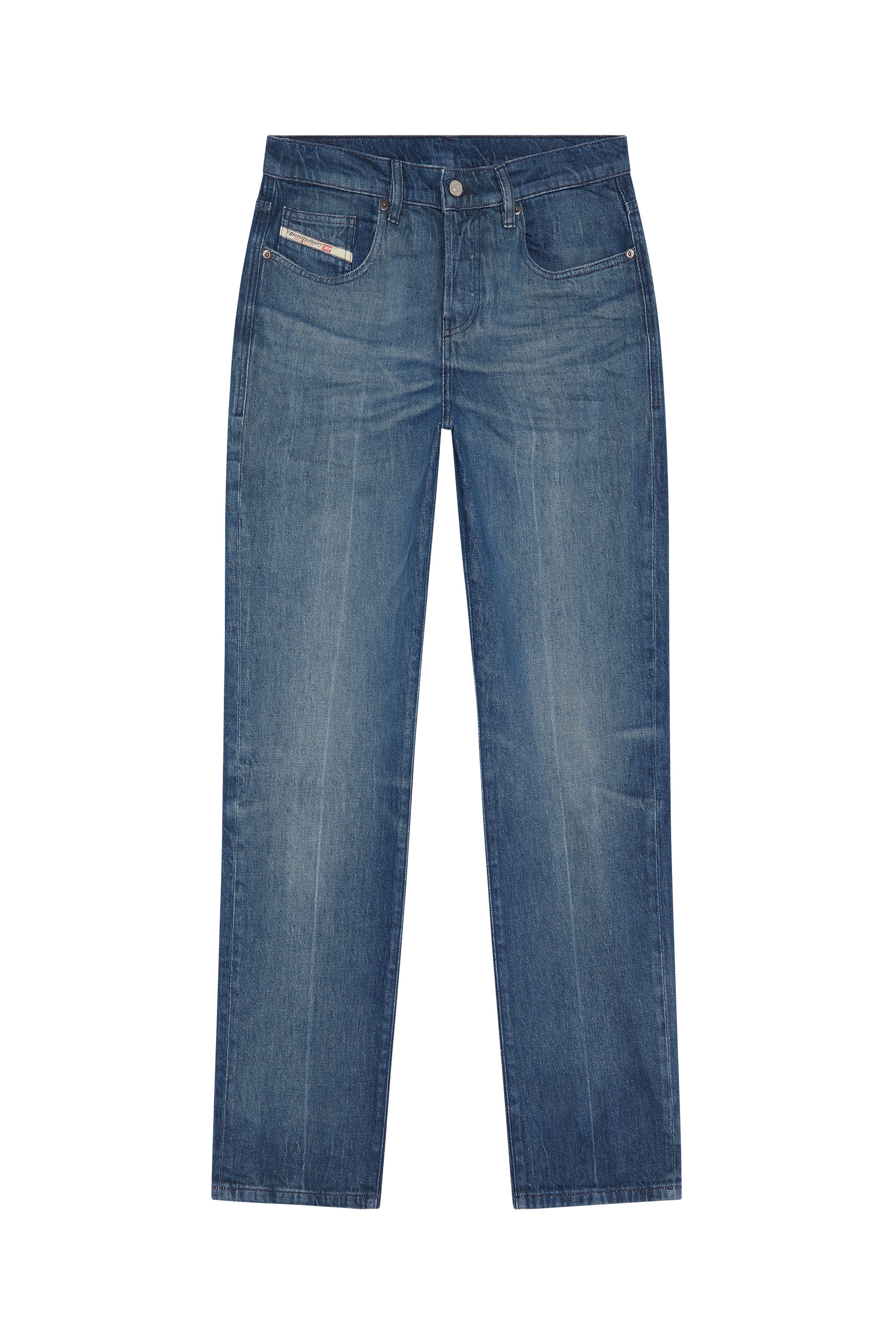 Diesel - Straight Jeans 2020 D-Viker 0ENAM, Azul medio - Image 5