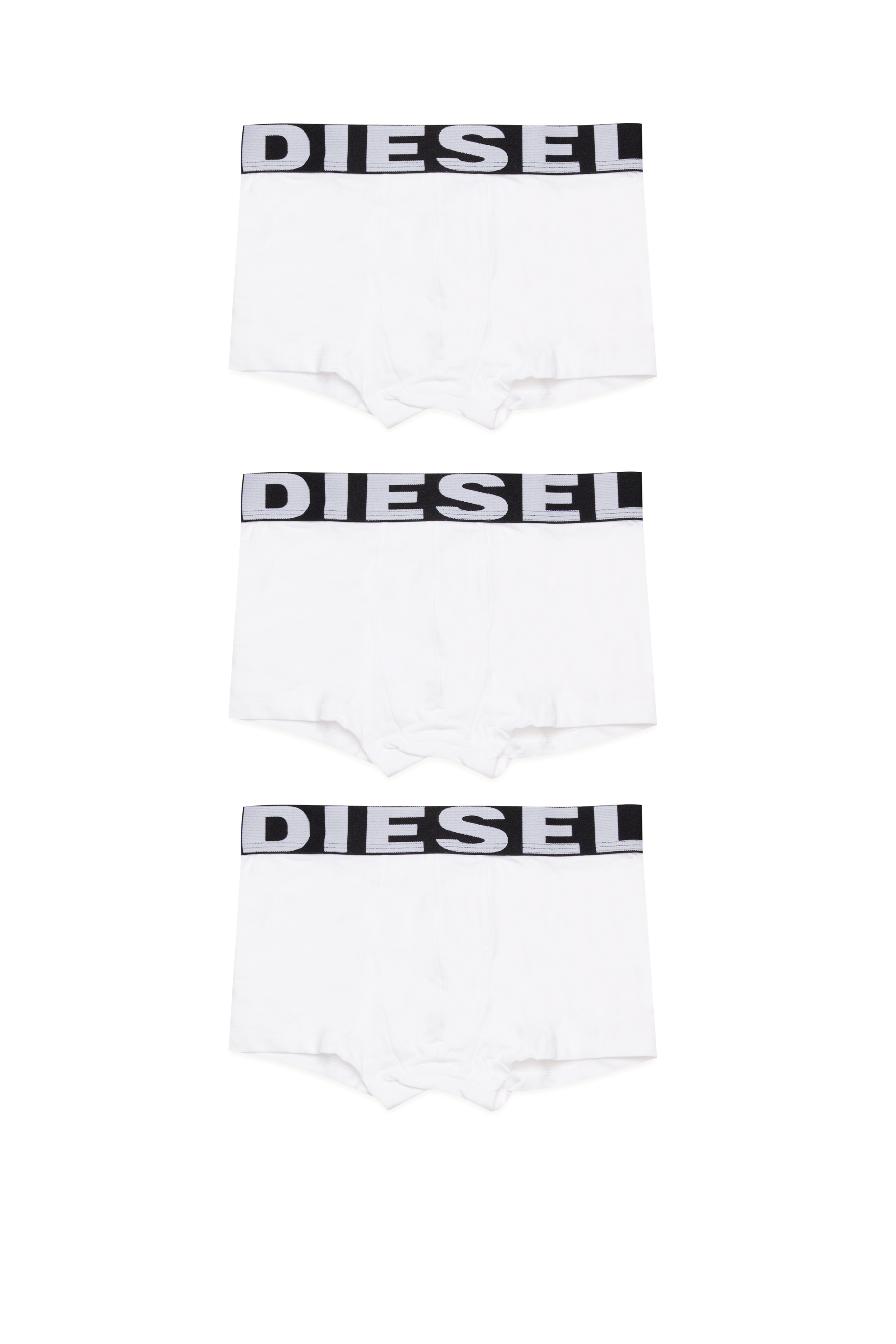 Diesel - UMBX-UPARRYTHREEPACK-DSL, Hombre Bóxers ajustados con cintura con el logotipo en grande in Blanco - Image 1