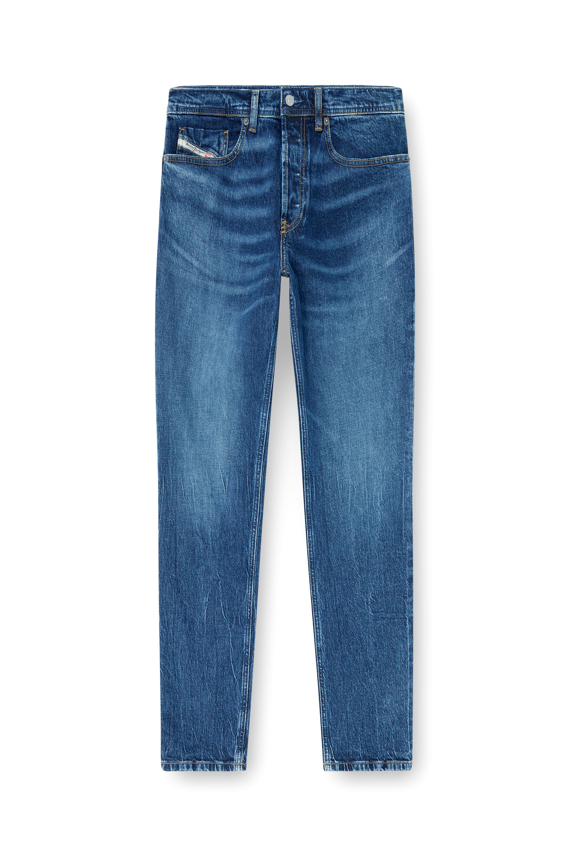 Diesel - Regular Jeans 2023 D-Finitive 0KBBQ Hombre, Azul Oscuro - 2