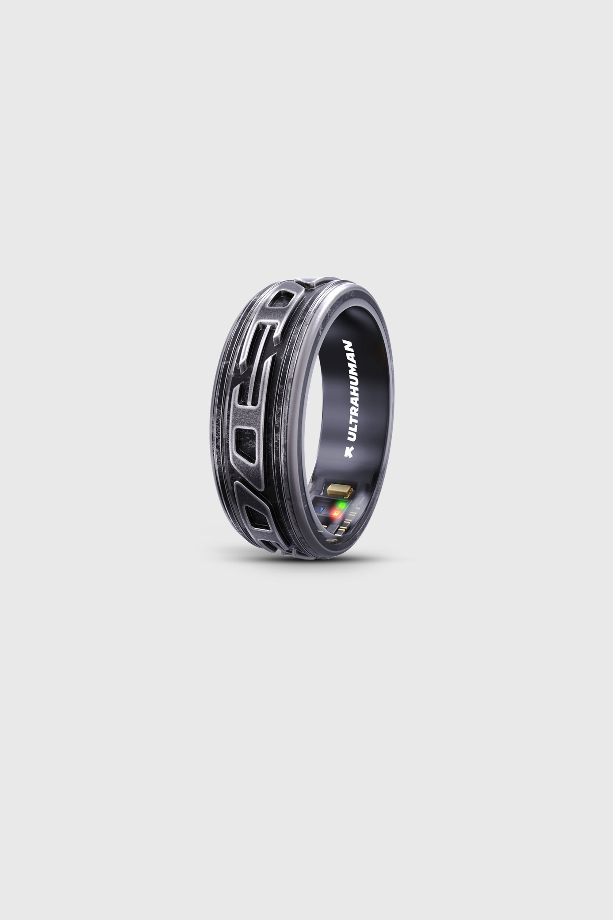 Diesel - SMART RING PHANTOM BLACK- UHRA-DD SMART RING, Anillo inteligente en negro desgastado Unisex in Negro - 2