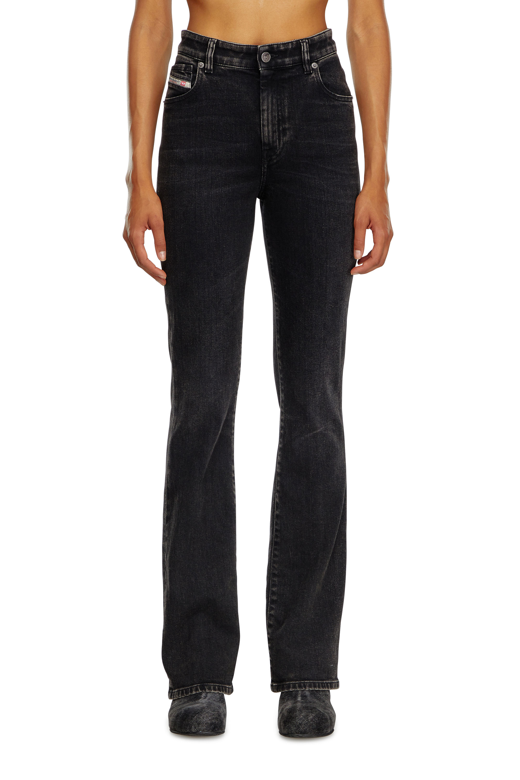Diesel - Bootcut and Flare Jeans 2003 D-Escription 09I30, Negro/Gris oscuro - Image 2