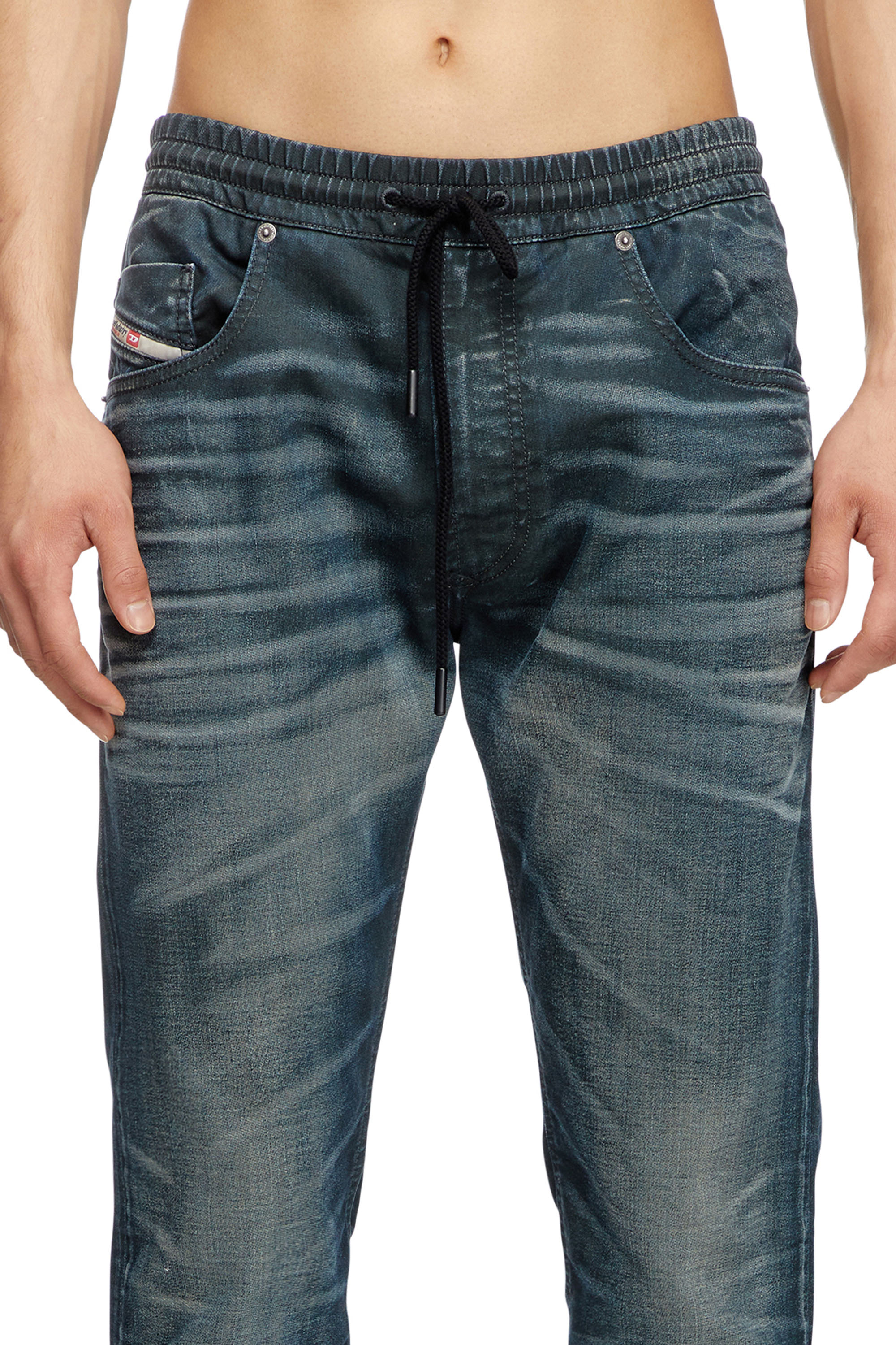 Diesel - Regular 2030 D-Krooley Joggjeans® 068QK Hombre, Azul Oscuro - 3