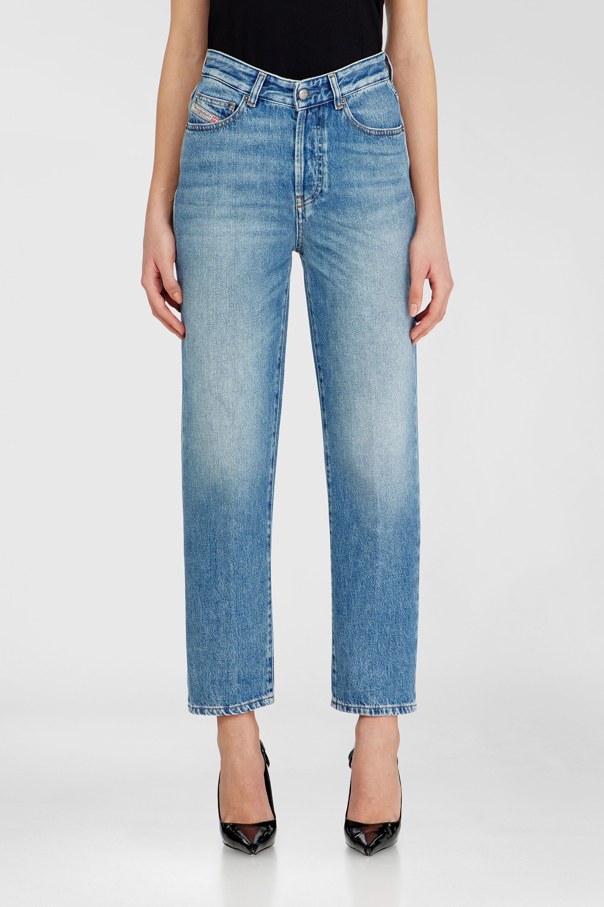 Diesel - Regular Jeans 1981 D-Went 09Q07 Mujer, Azul Claro - 4