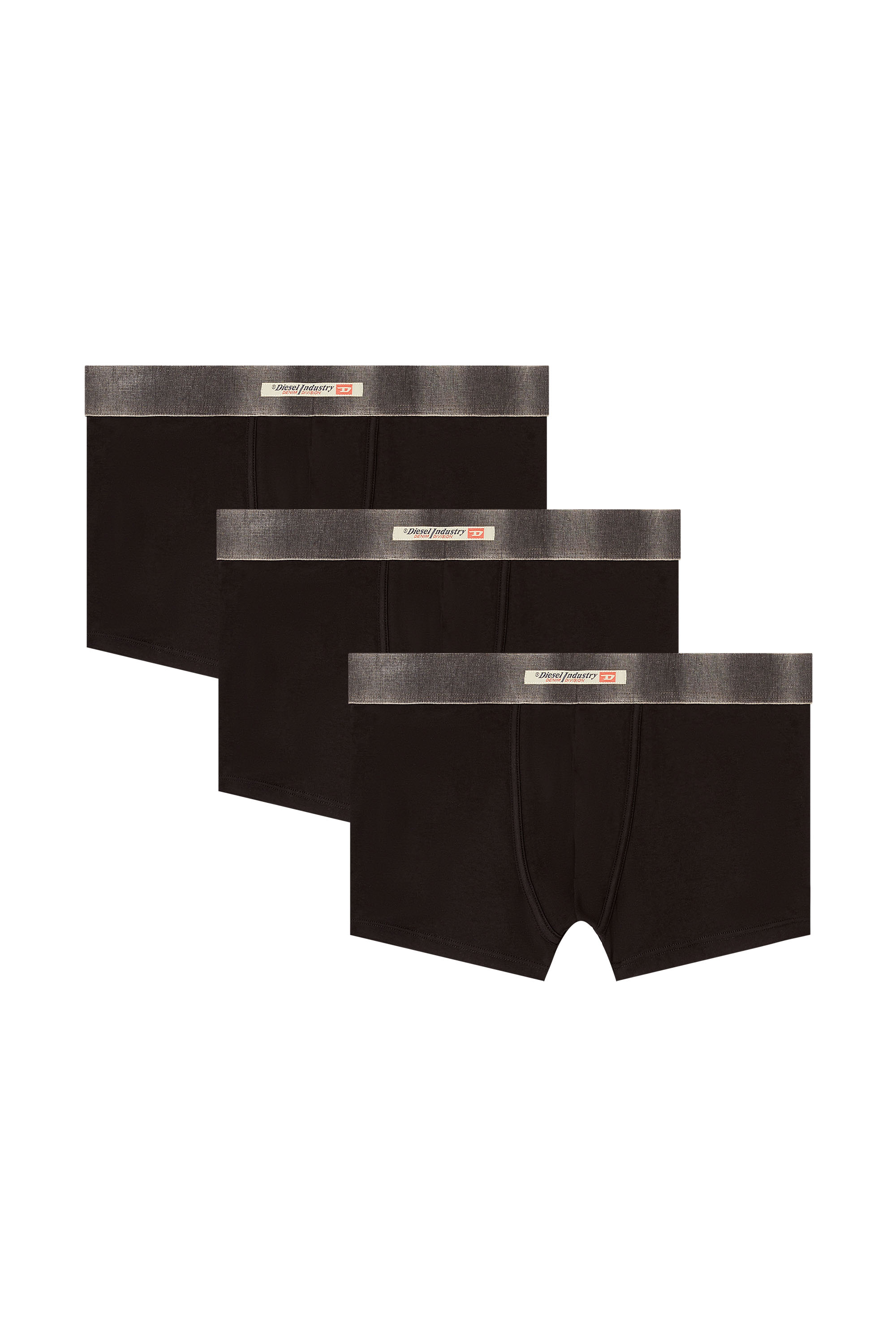 Diesel - DAMIEN-DNM-3PACK, Paquete de 3 bóxers de algodón elástico con cinturilla de satén Hombre in ToBeDefined - 1