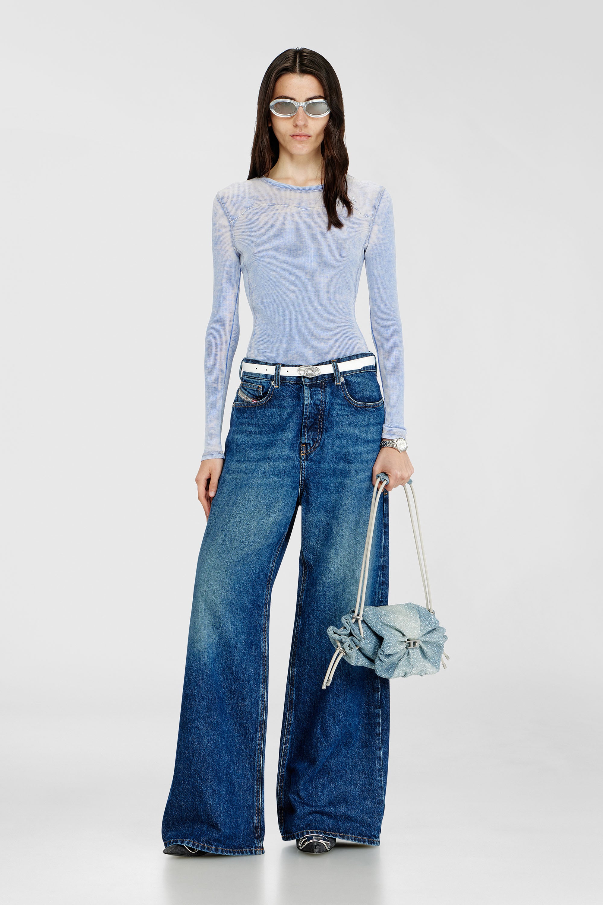 Diesel - Relaxed Jeans 1996 D-Sire 09I27 Unisex, Azul Oscuro - 1