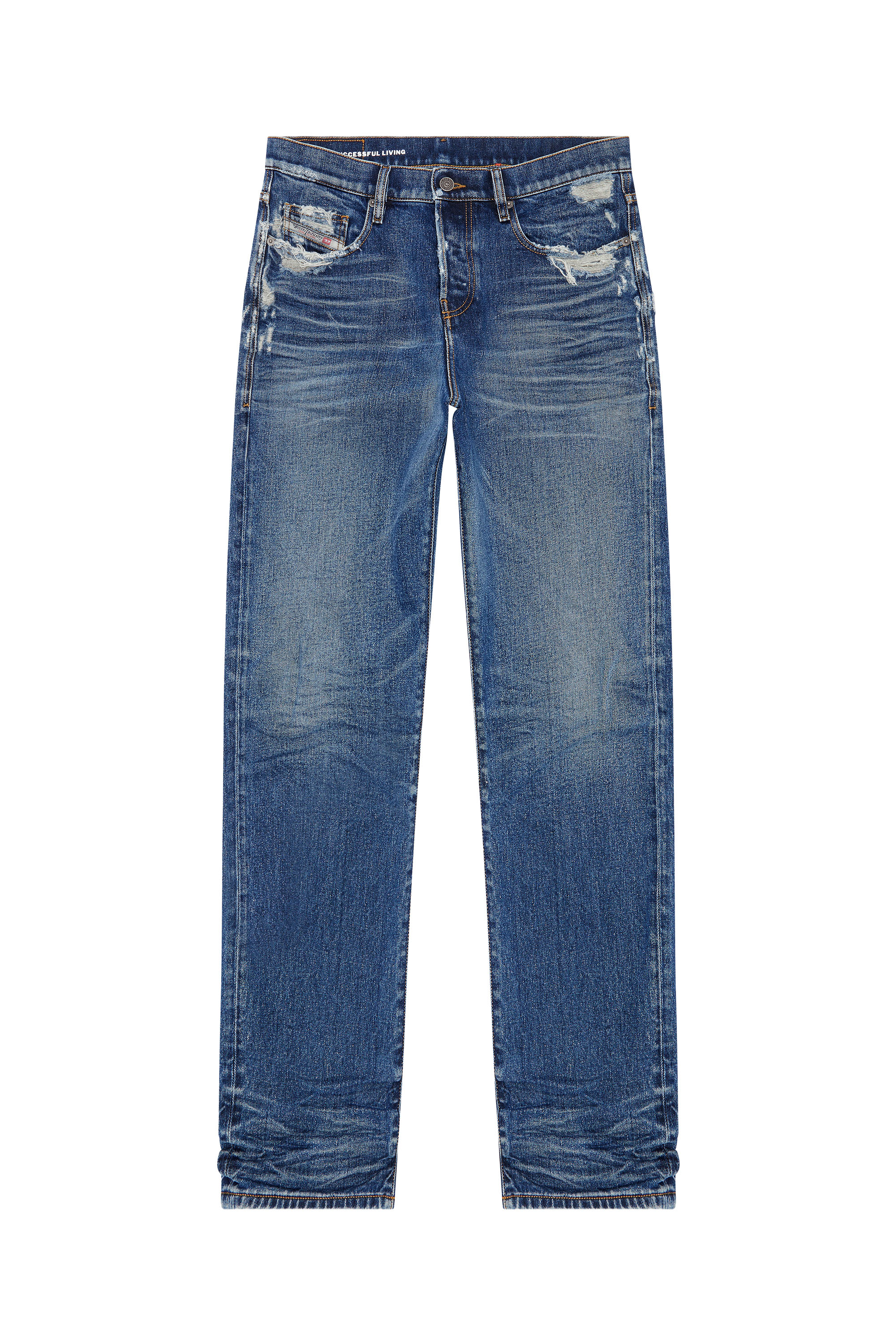 Diesel - Straight Jeans 2020 D-Viker 007Q2, Azul medio - Image 5