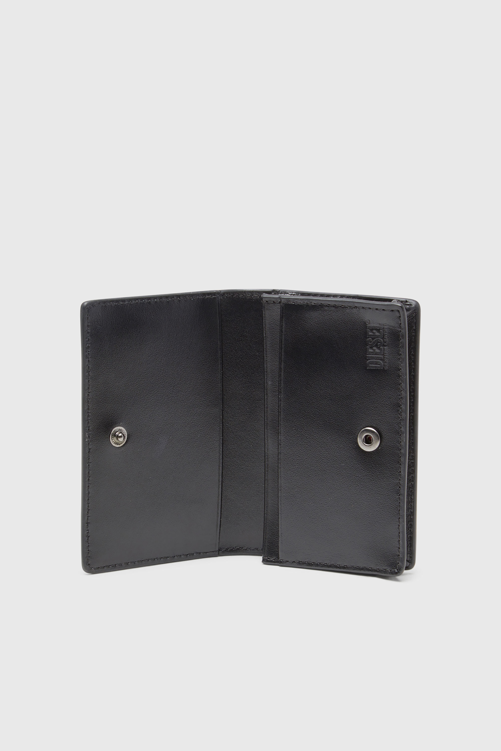 Diesel - HOLI-D CARD HOLDER IV, Tarjetero compacto de cuero Hombre in Negro - 3