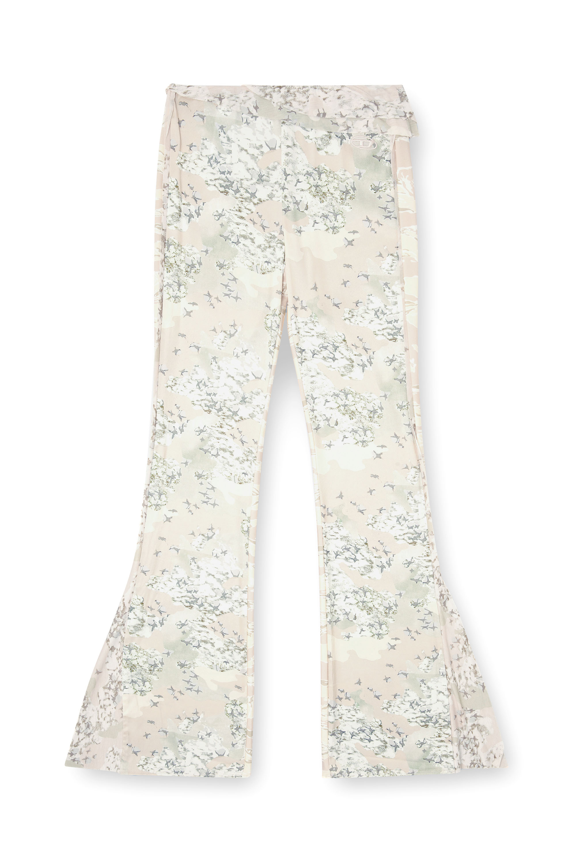 Diesel - P-AFFAL, Pantalones Jazz con mezcla de estampados de camuflaje Mujer in Beige - 3