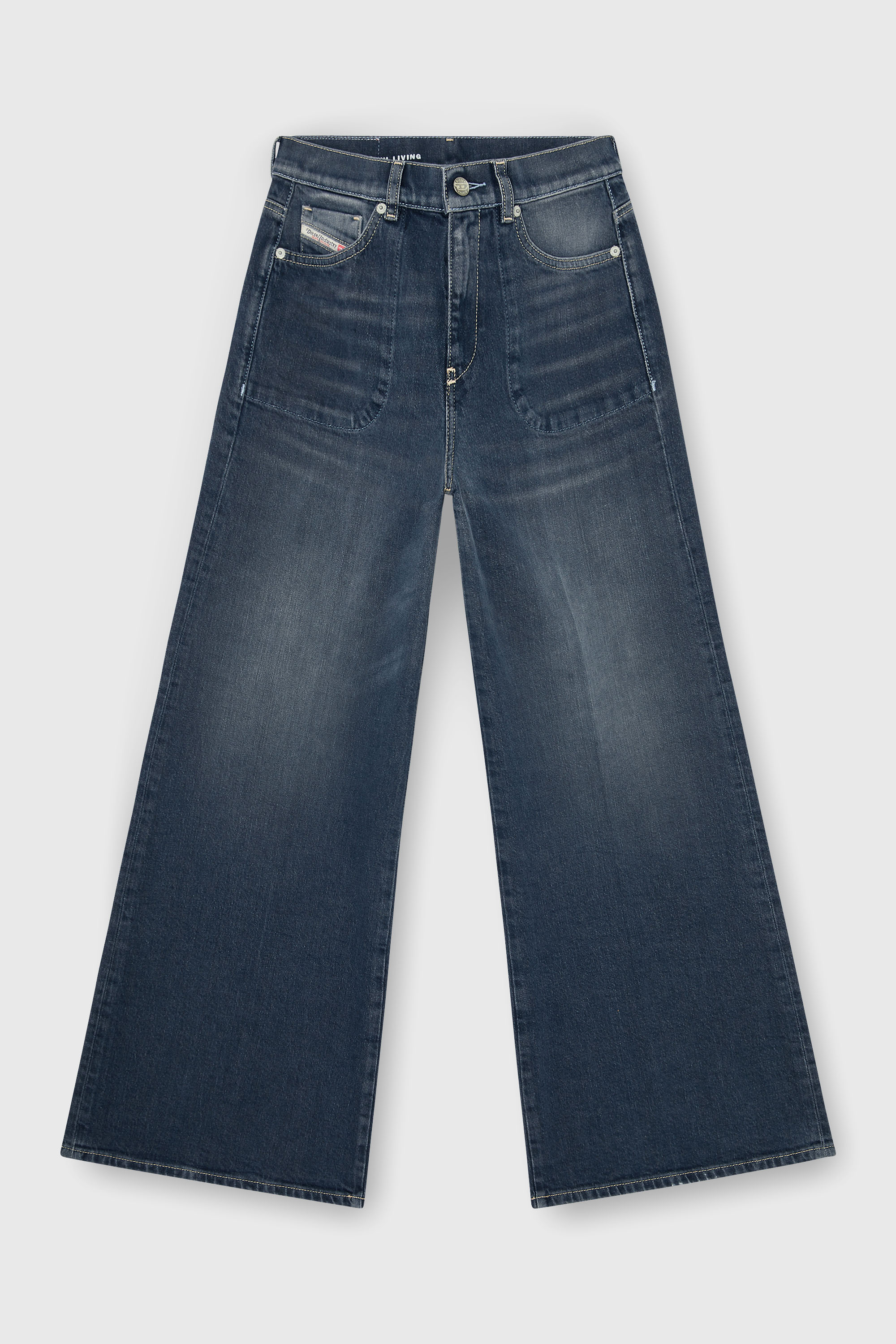 Diesel - Flare Jeans 1978 D-Akemi 007EI Mujer, Azul Oscuro - 6