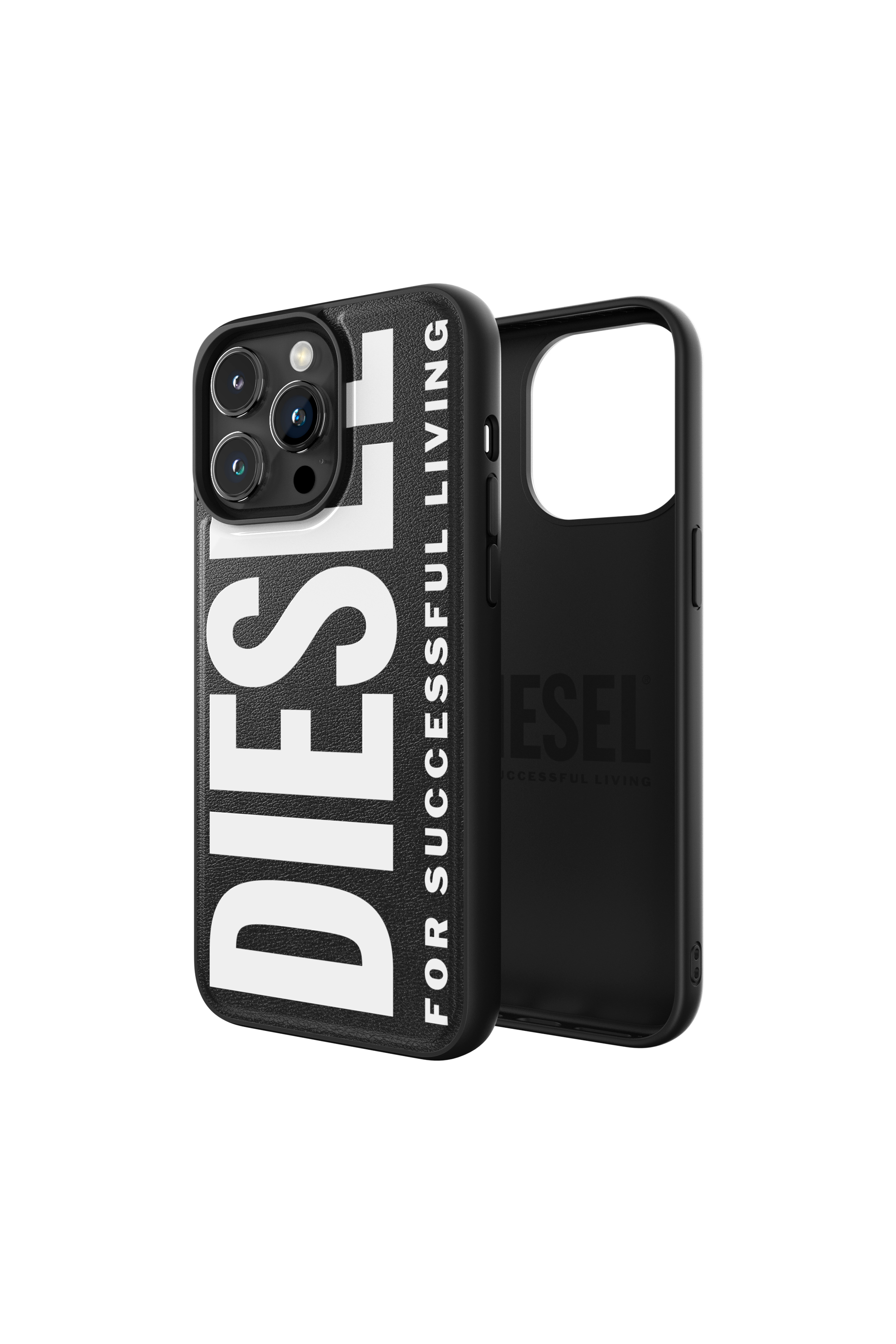 Diesel - 54168 MOULDED CASE, Funda moldeada iP15 Pro Max Unisex in Negro - 1