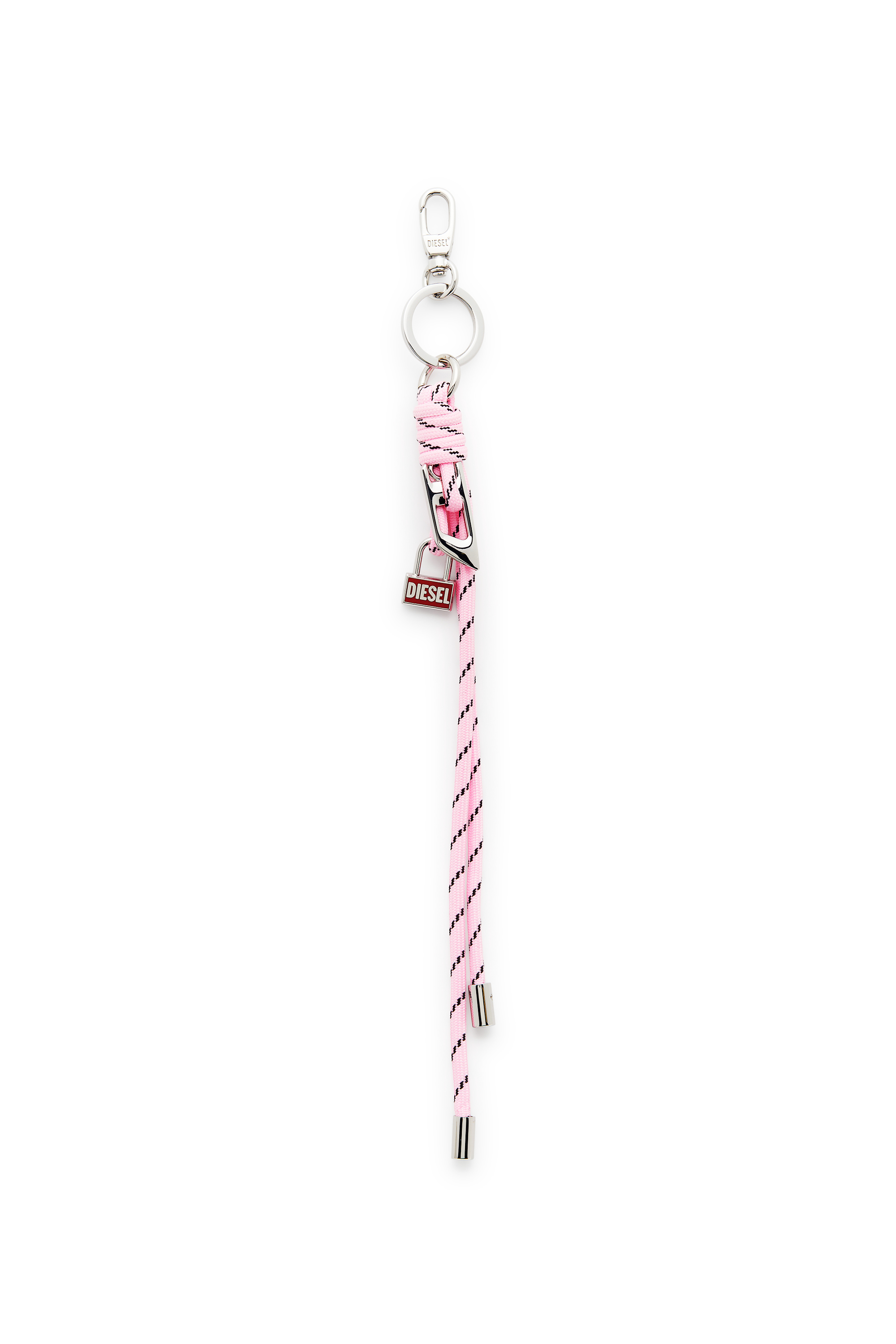 Diesel - ROPE II, Colgante de metal y cuerda con colgante Diesel Unisex in Rosa - 1