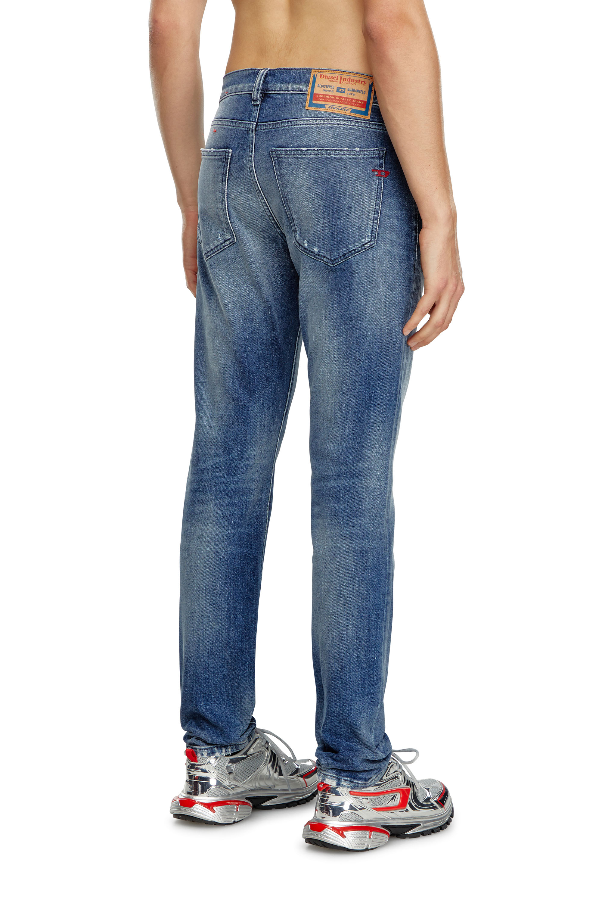 Diesel - Slim Jeans 2019 D-Strukt 09J61, Azul medio - Image 3