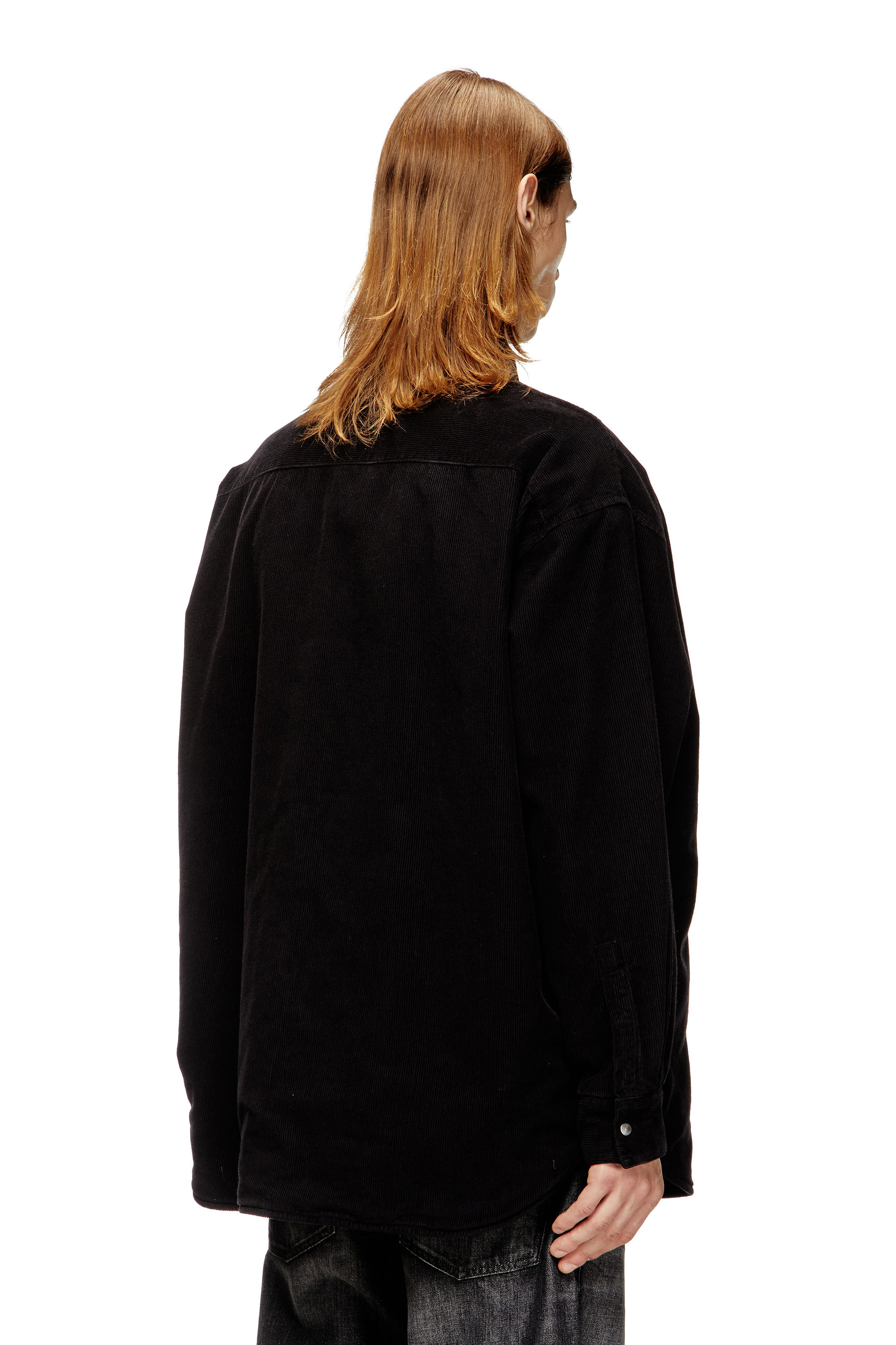 Diesel - S-BAGGY-PADD-HGBK, Camisa de algodón con bordado Oval D Hombre in ToBeDefined - 4