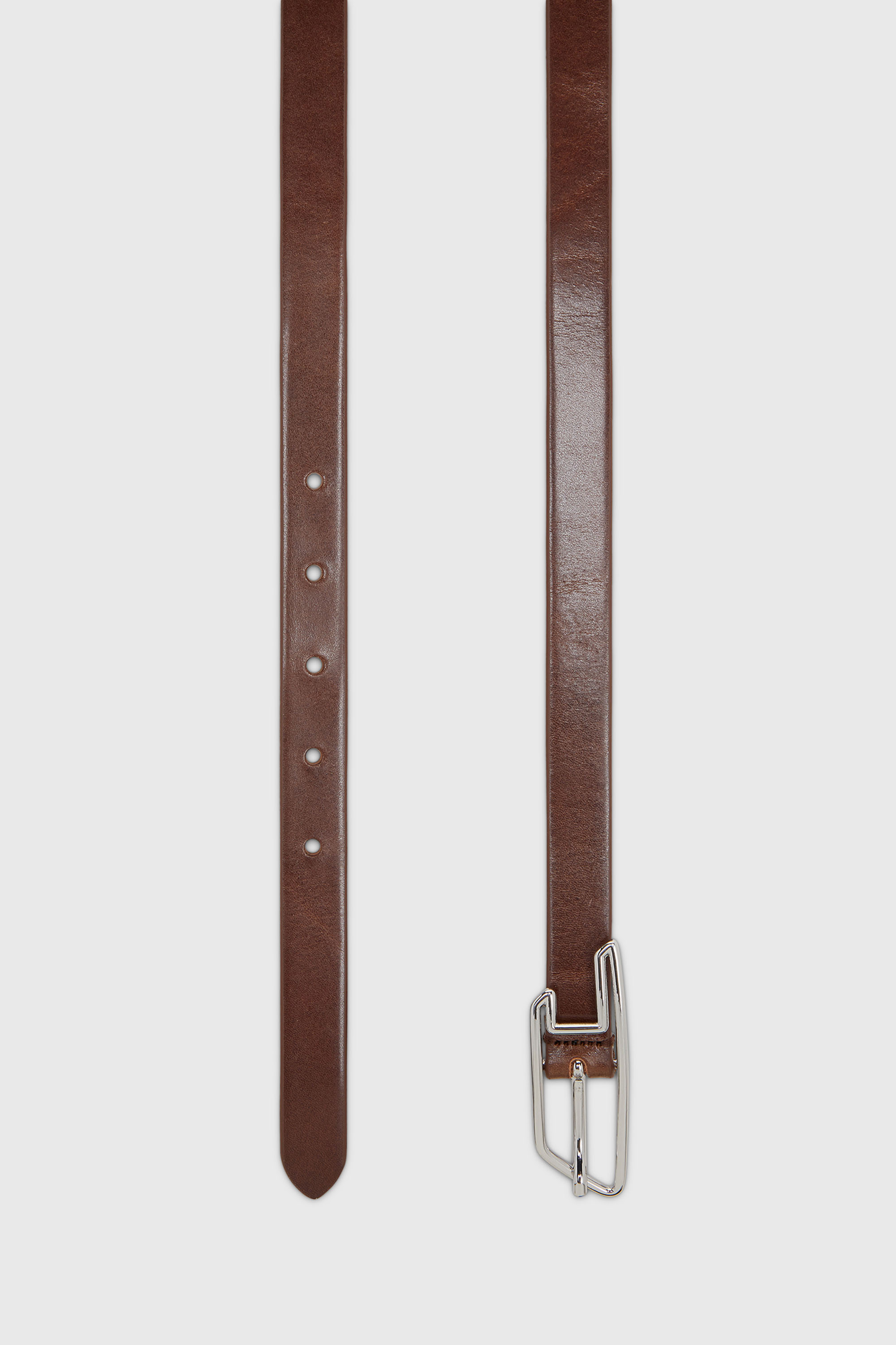 Diesel - B-D LINE W 20, Cintur&oacute;n 2 cm en piel pull-up con hebilla en D Mujer in Marr&oacute;n - 2