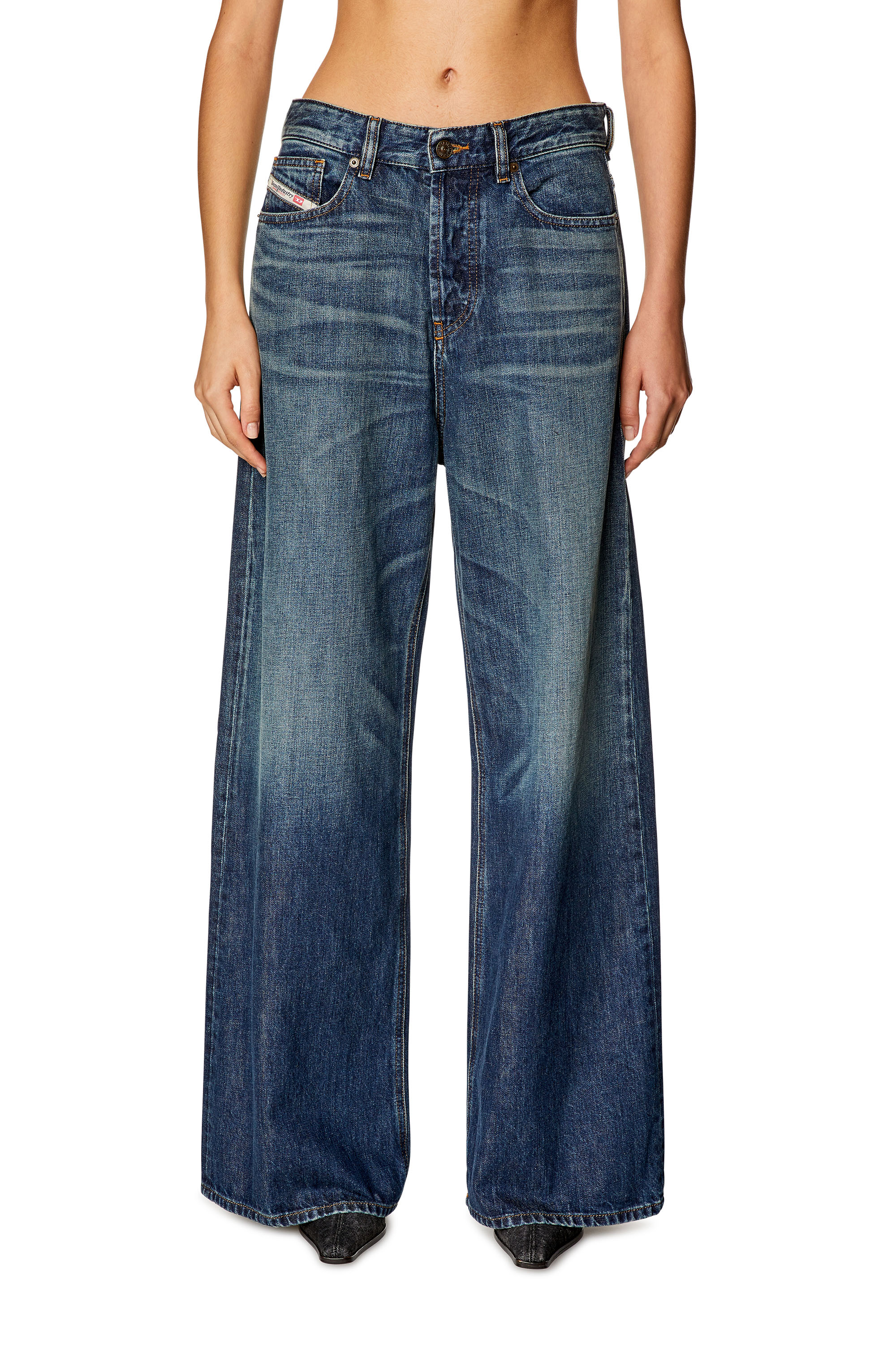 Diesel - Straight Jeans 1996 D-Sire 09H59, Azul Oscuro - Image 2