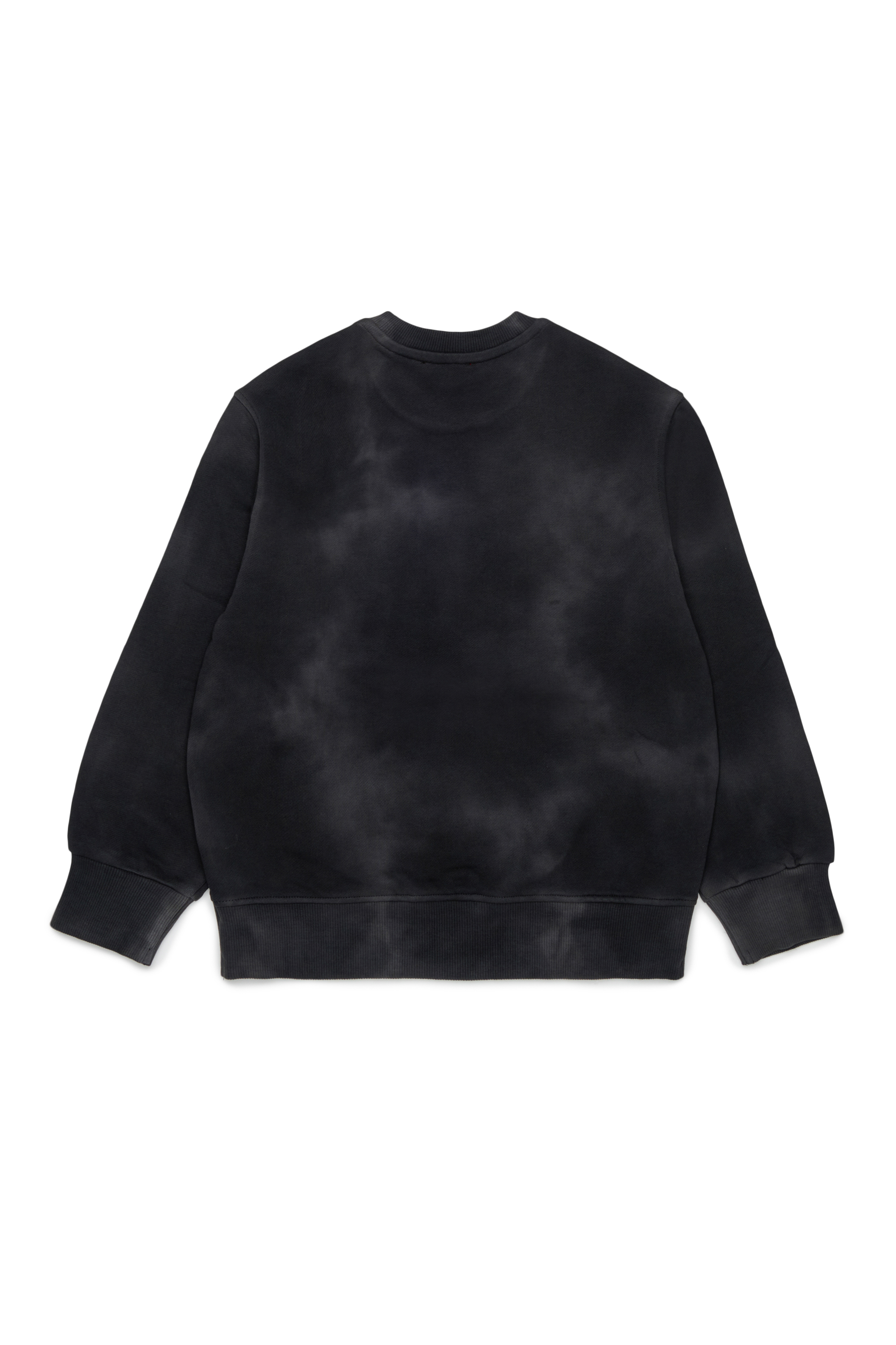 Diesel - SFIN OVER, Sudadera efecto nublado con motivo de f&eacute;nix Hombre in Negro - 2