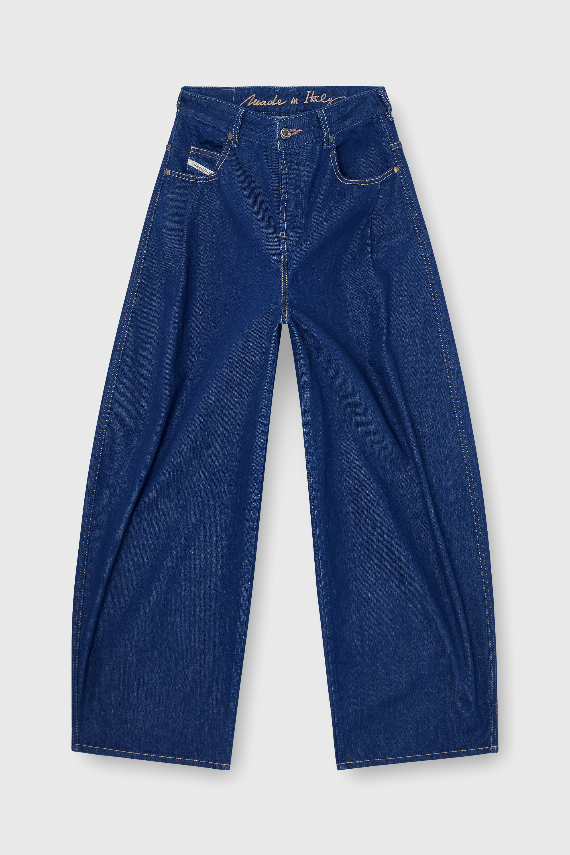 Diesel - Relaxed Jeans 1987 D-Khelz 09Q09 Mujer, Azul Oscuro - 8