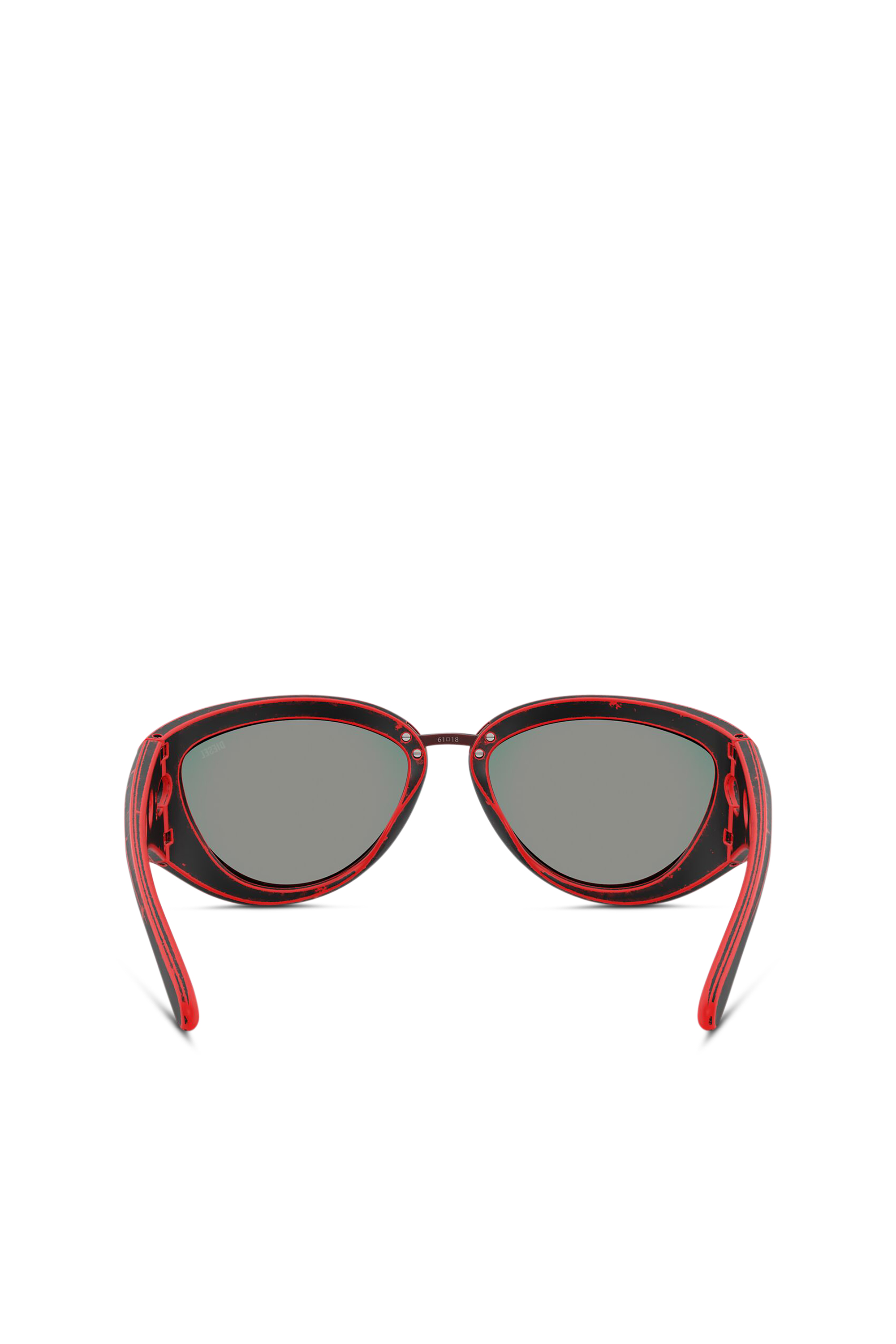 Diesel - 0DL3007U, Gafas de sol estilo cat-eye Unisex in Rojo - 3