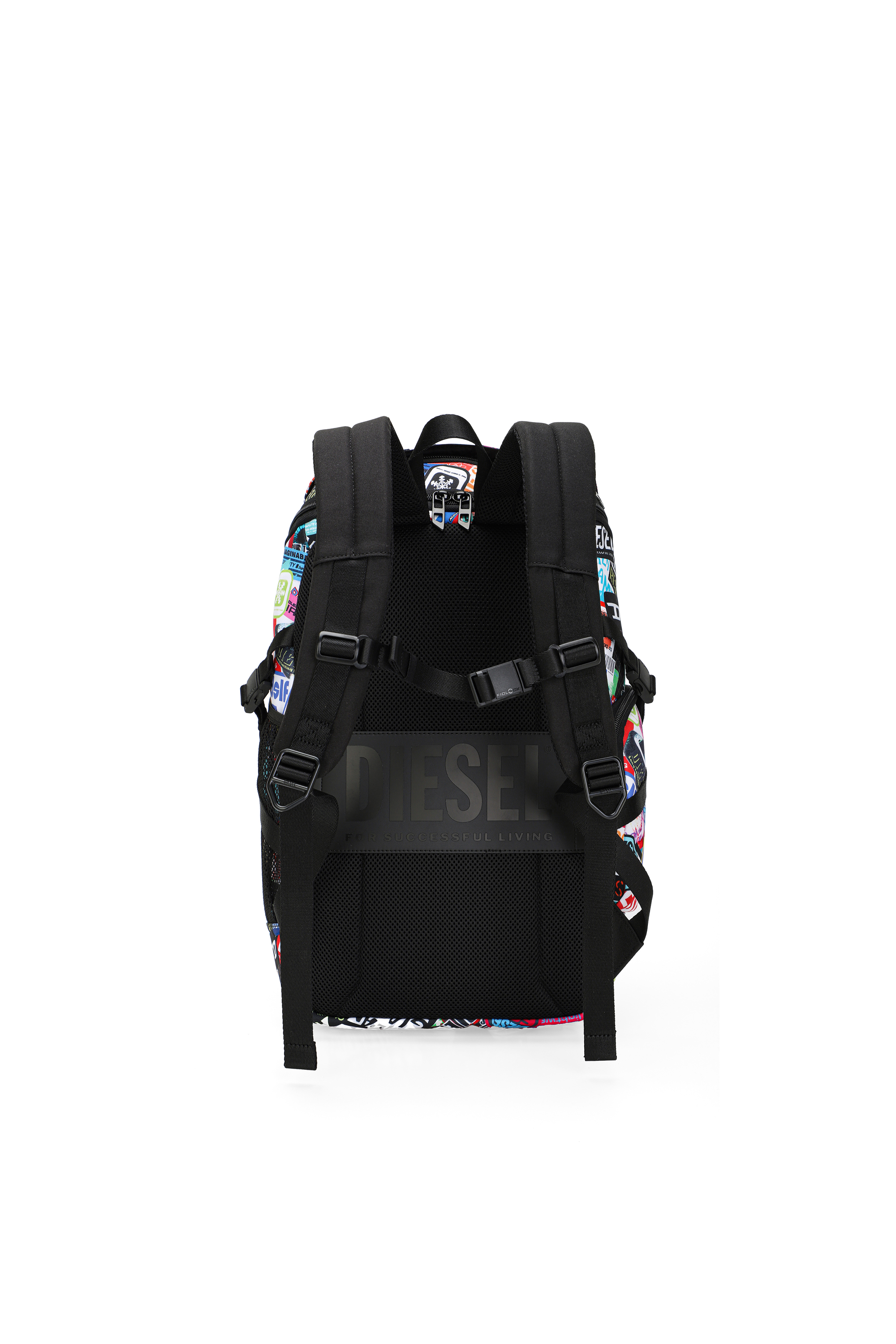Diesel - DIESEL PC PRINTED BACKPACK-STICKERS- DSB, Mochila multifuncional con pegatinas Unisex in Multicolor - 2