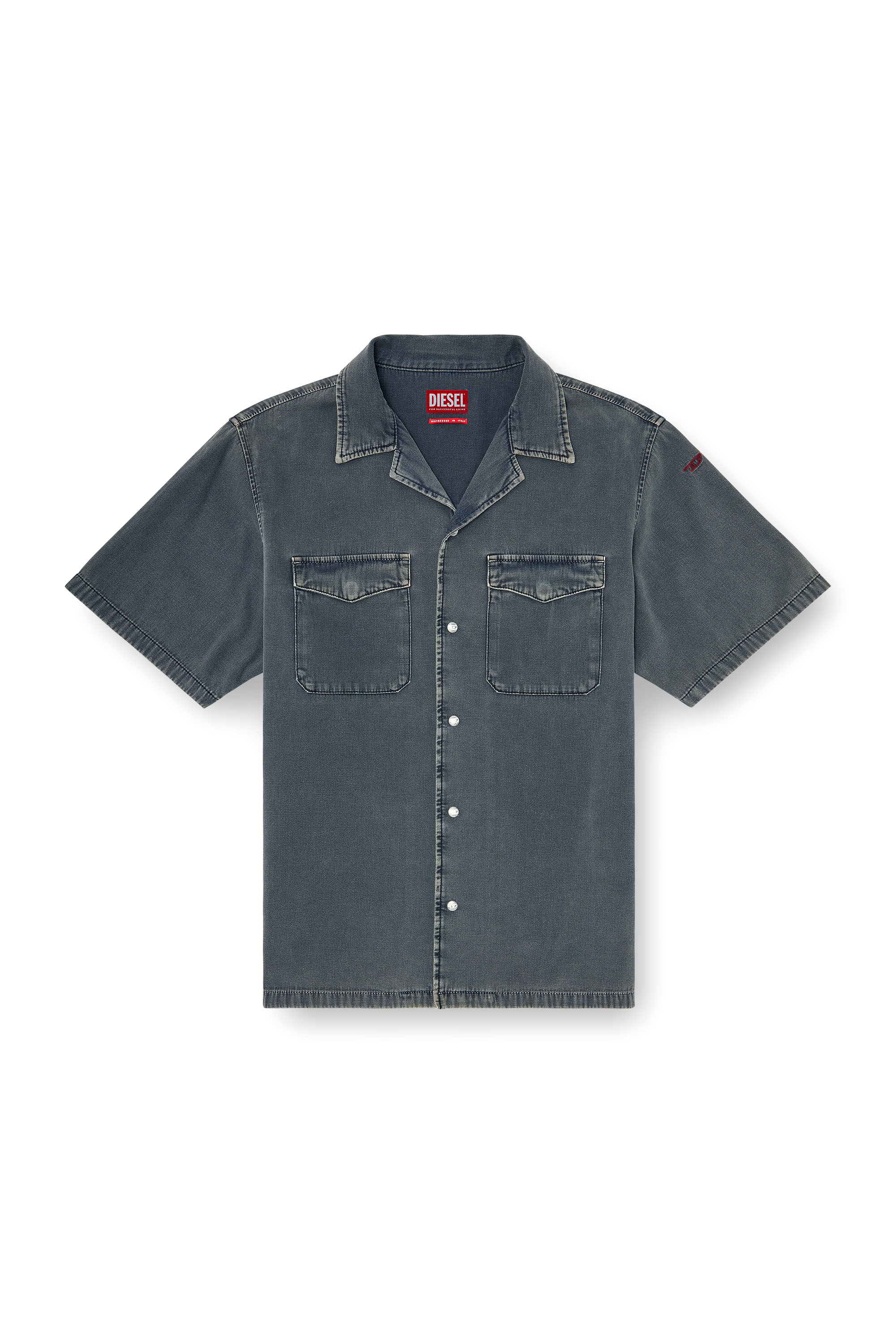 Diesel - D-NABIL-P, Camisa bowling de denim de color Hombre in ToBeDefined - 3
