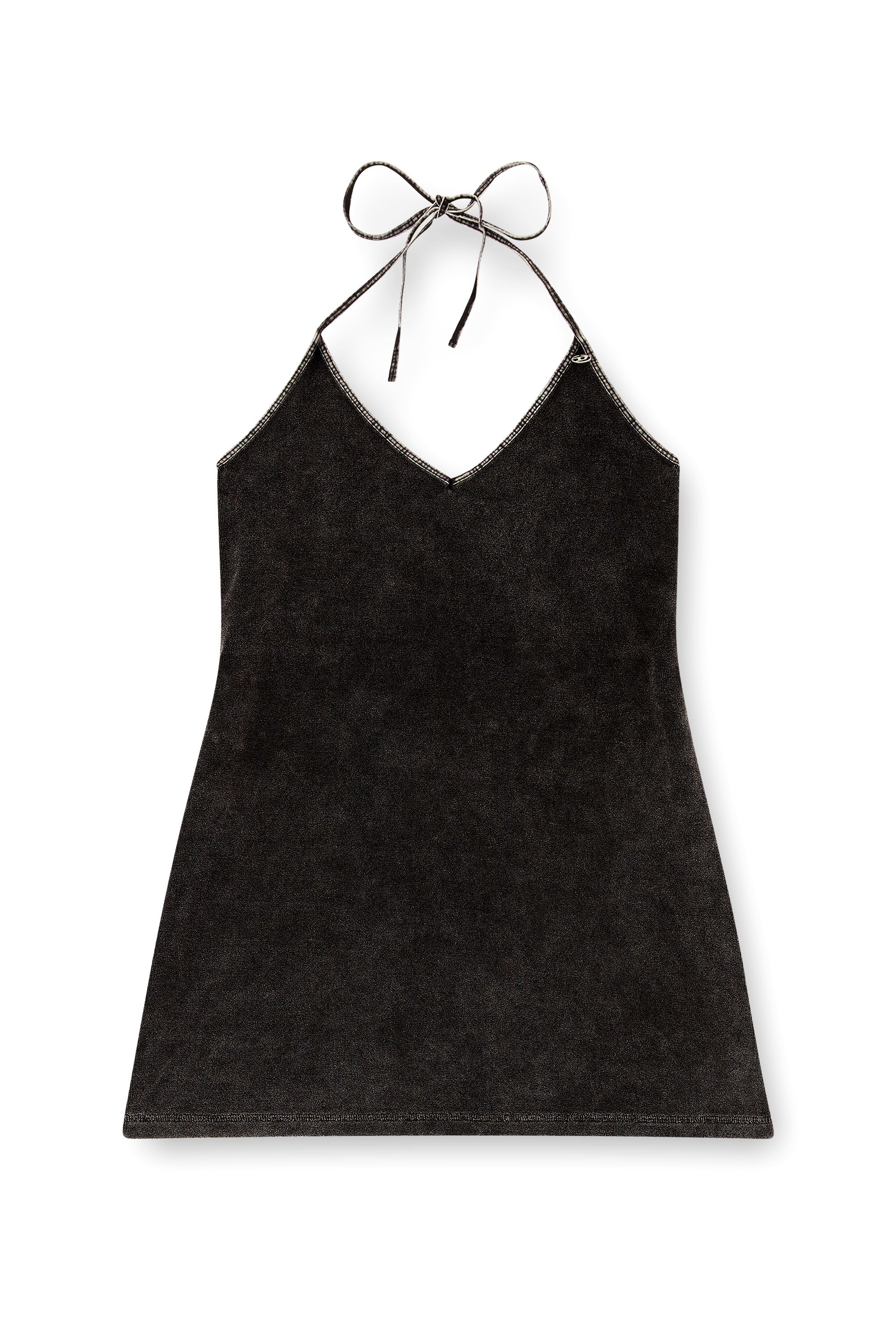 Diesel - MILVA-DNM, Minivestido de felpa tratada Mujer in ToBeDefined - 3