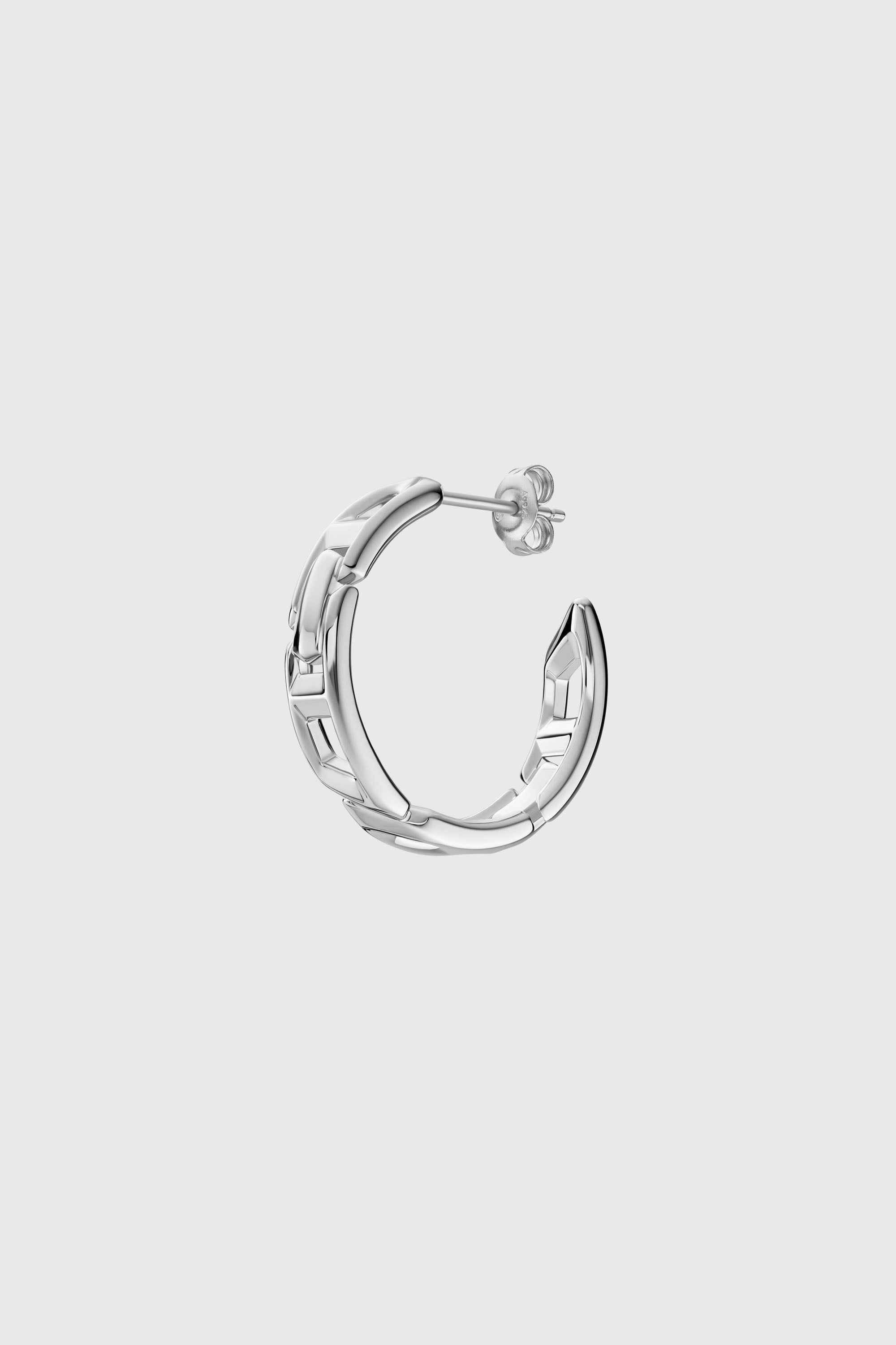 Diesel - DL1361040 STERLING SILVER JEWEL, Aro de plata de ley Unisex in Plateado - 1
