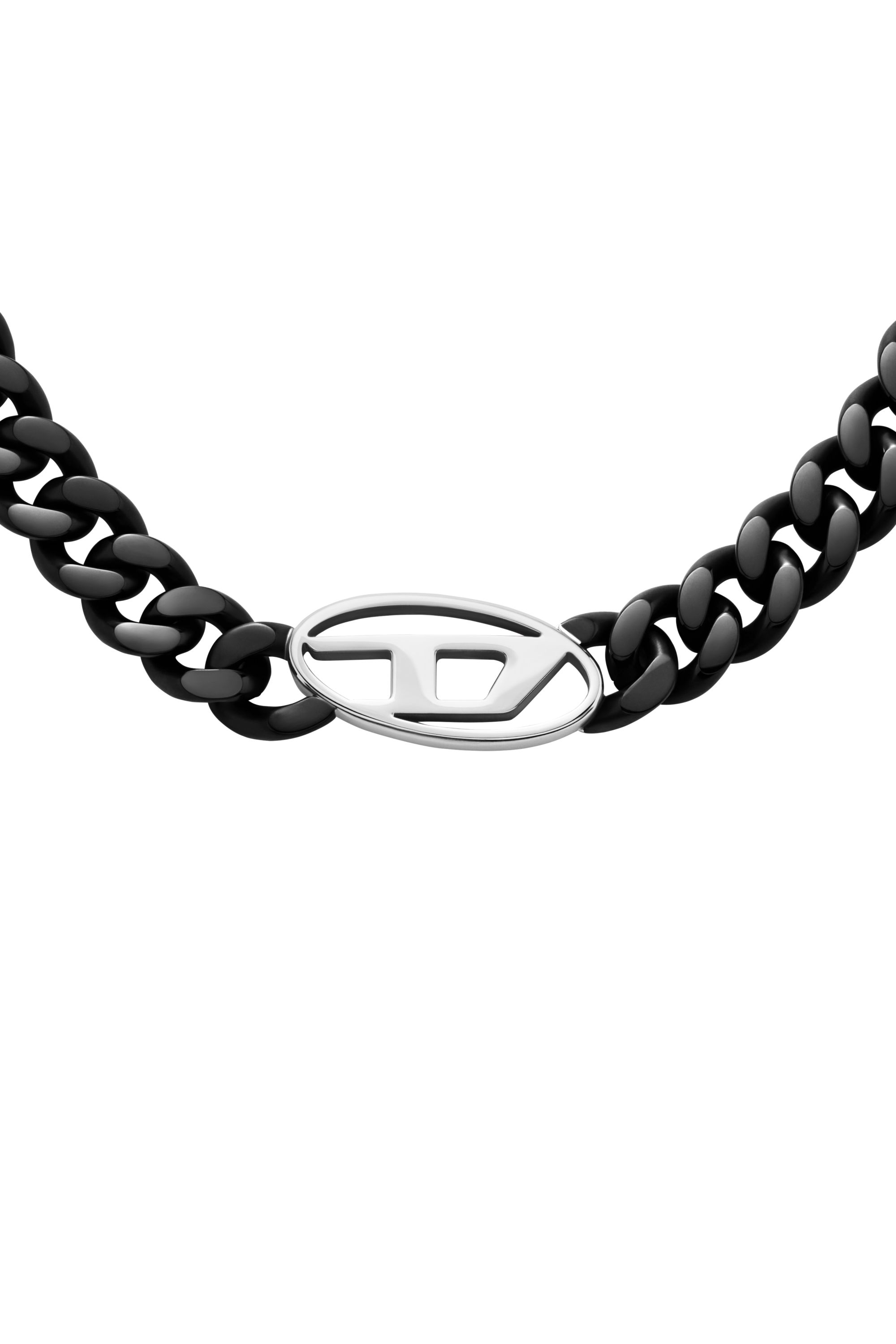 Diesel - DX1610931, Unisex's Stainless Steel Chain Necklace in Black - 2