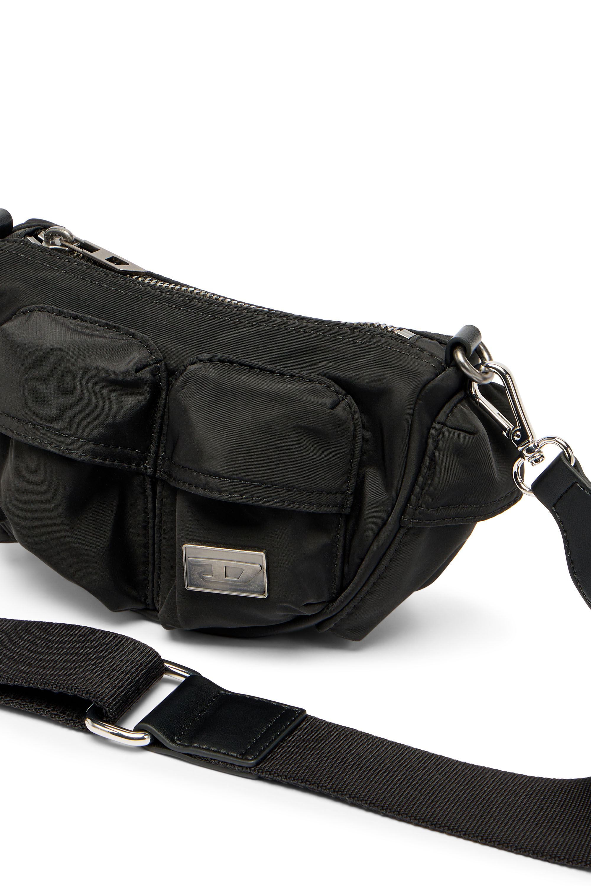 Diesel - MULTI-PKTS CROSSBODY XS X, Multi-Pkts - Bolso peque&ntilde;o con bolsillos de solapa Unisex in Negro - 5