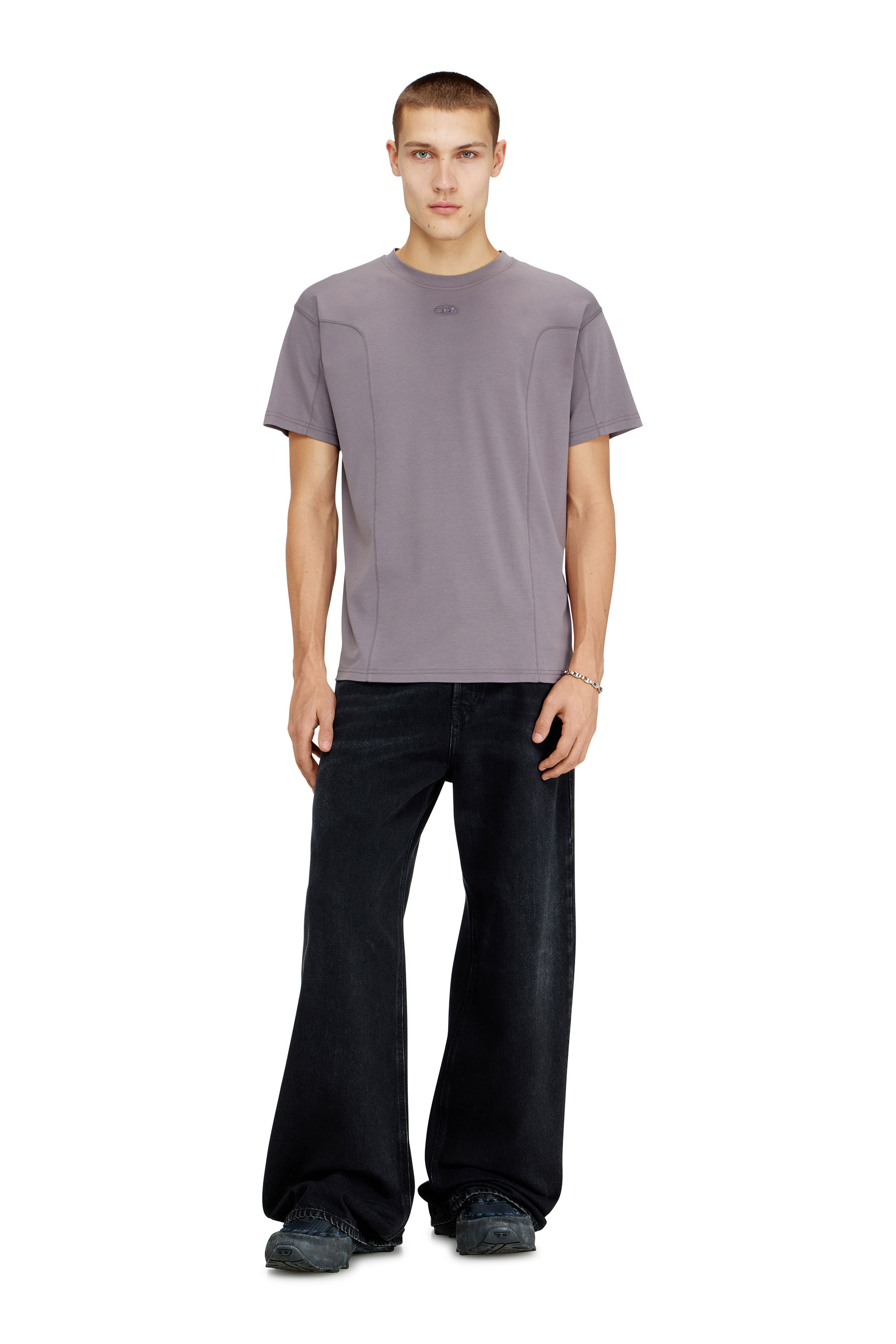 Diesel - T-NORM-INT, Camiseta de manga corta con paneles Hombre in ToBeDefined - 2