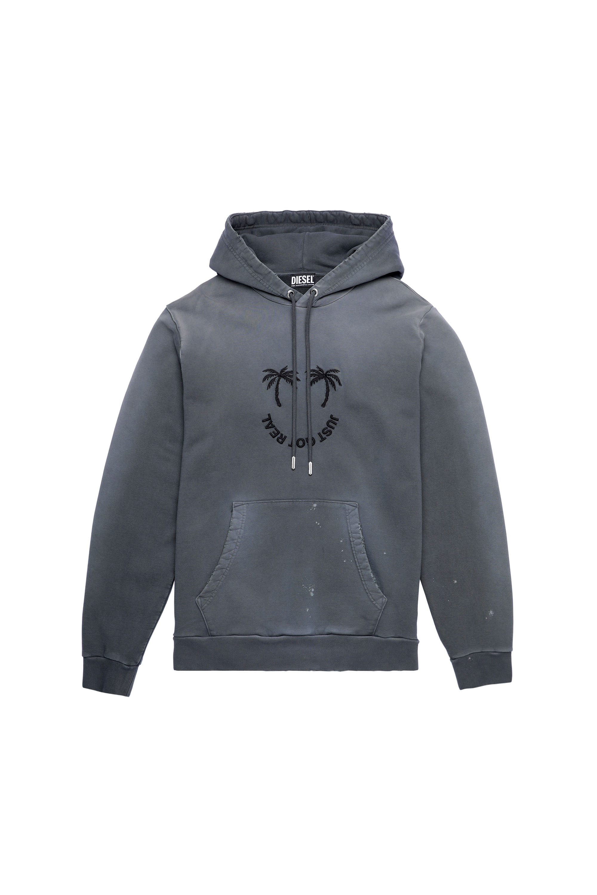 S-GIRK-HOOD-B5, Gris oscuro - Sudaderas